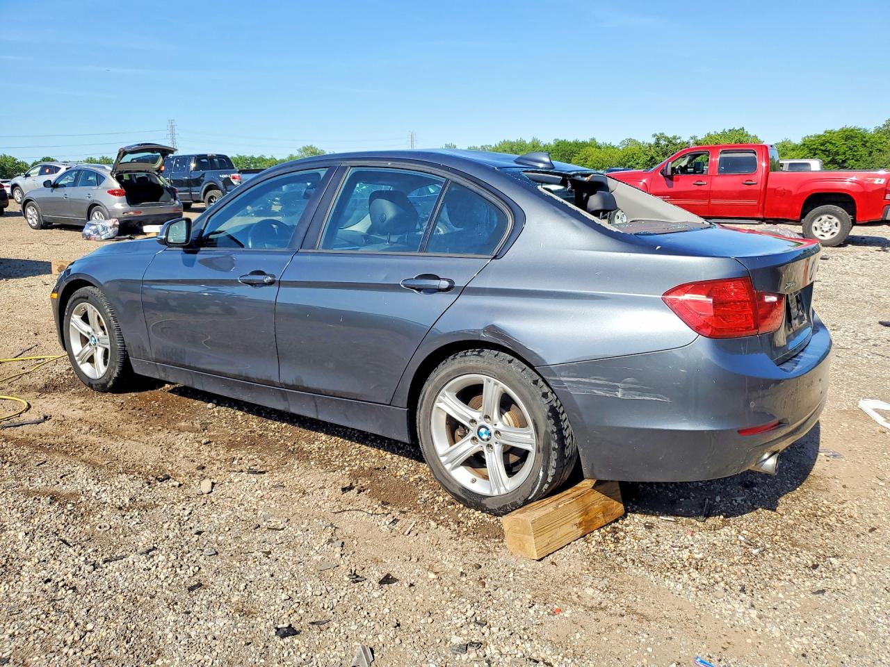 2015 Bmw 320 I Xdrive Gray vin: WBA3C3G51FNS74288
