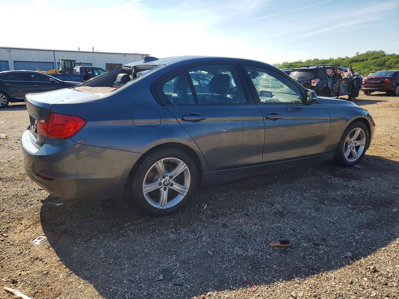 2015 Bmw 320 I Xdrive Gray vin: WBA3C3G51FNS74288