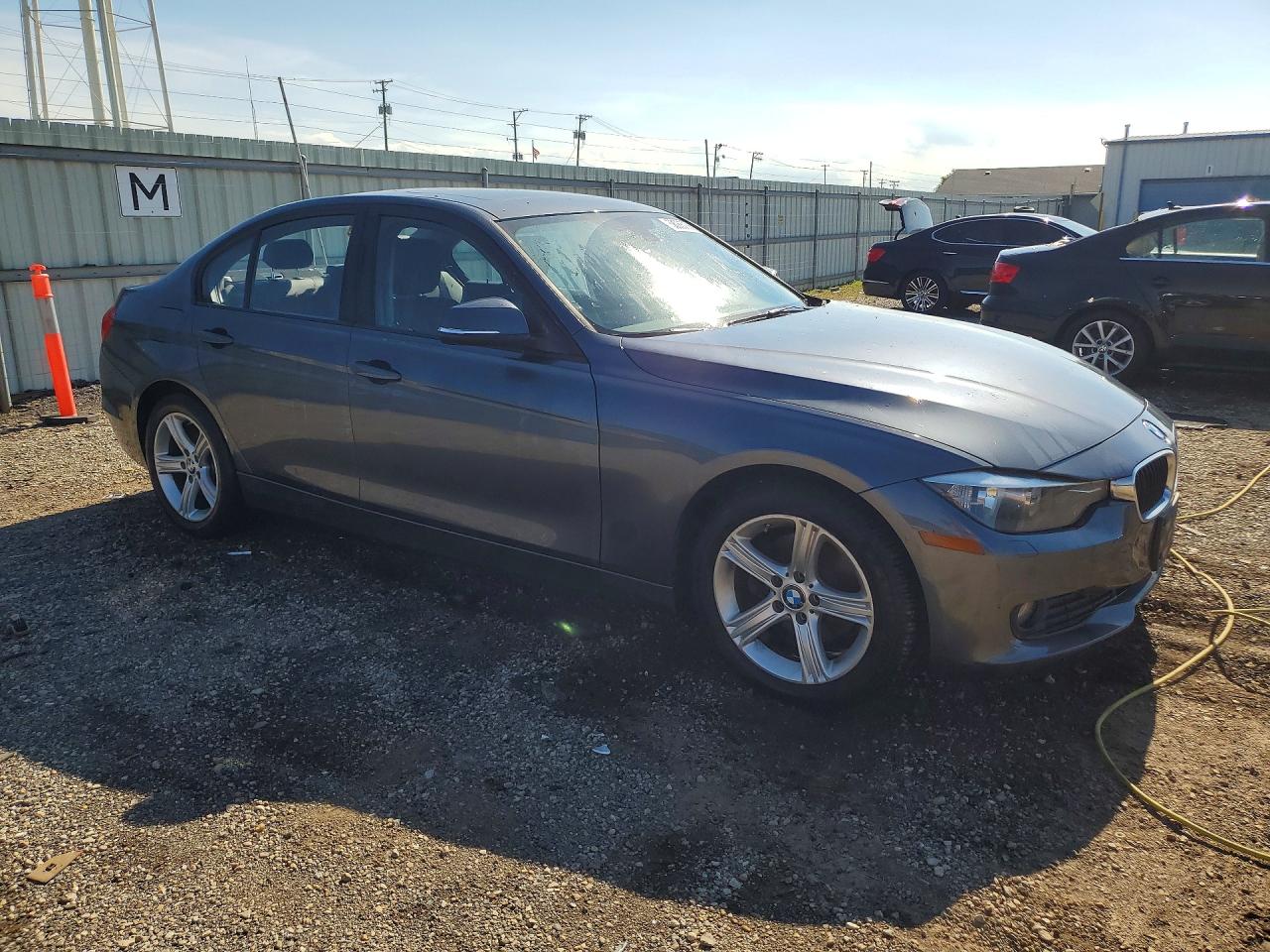 2015 Bmw 320 I Xdrive Gray vin: WBA3C3G51FNS74288