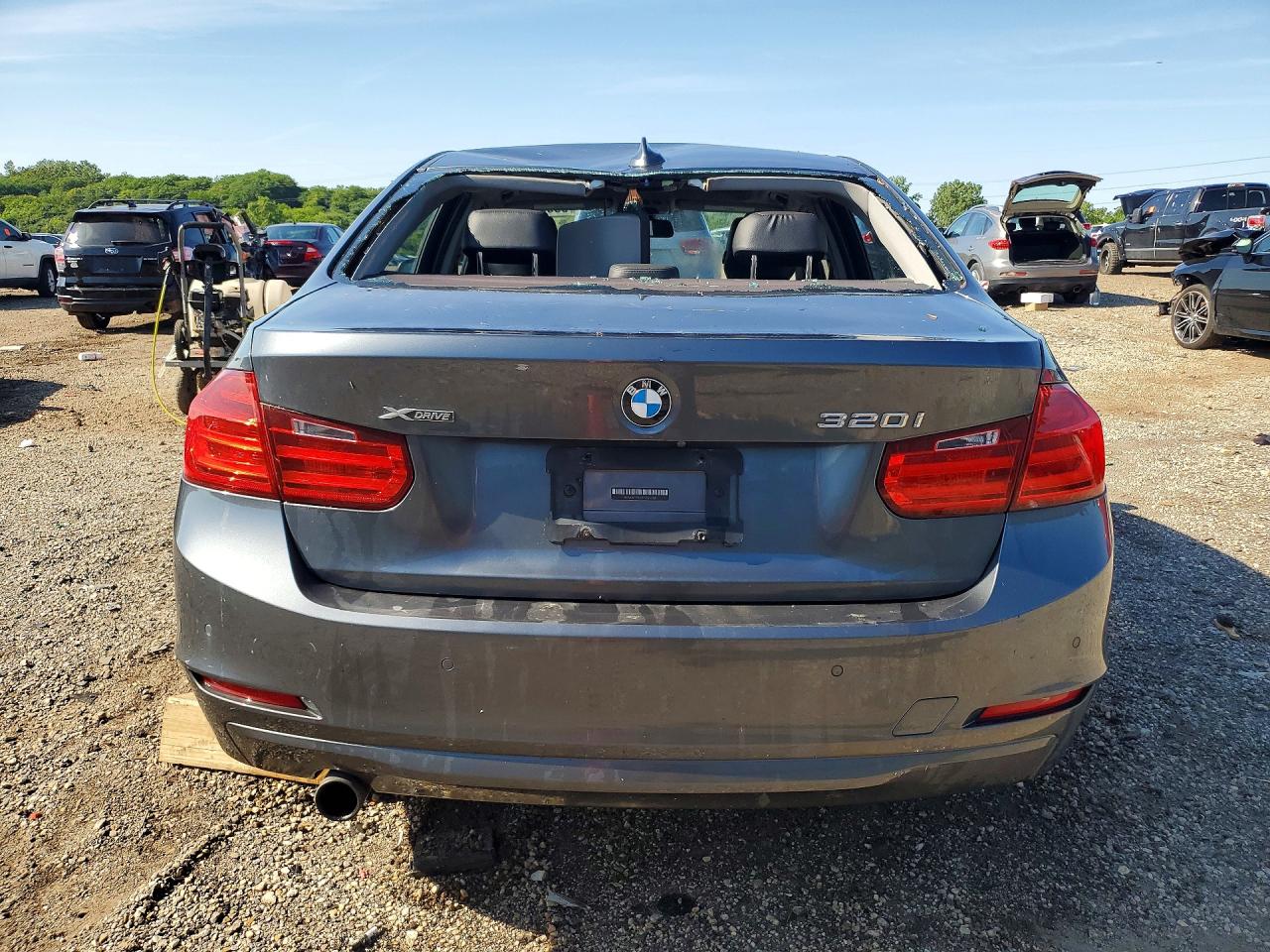 2015 Bmw 320 I Xdrive Gray vin: WBA3C3G51FNS74288