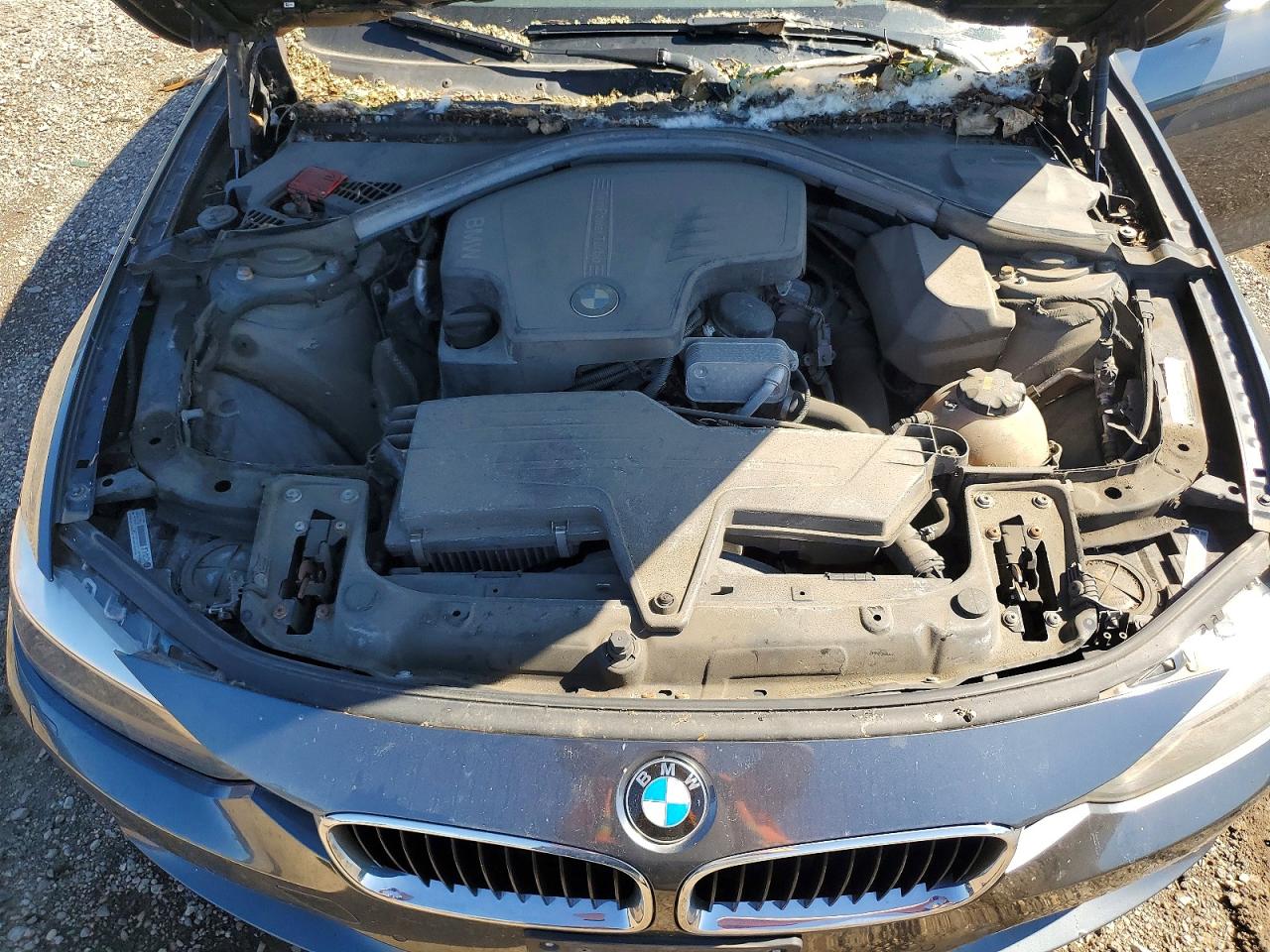 2015 Bmw 320 I Xdrive Gray vin: WBA3C3G51FNS74288