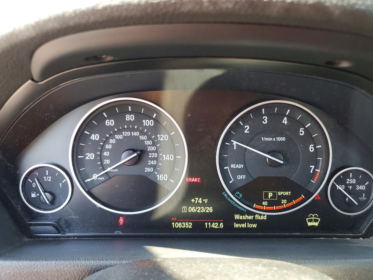 2015 Bmw 320 I Xdrive Gray vin: WBA3C3G51FNS74288