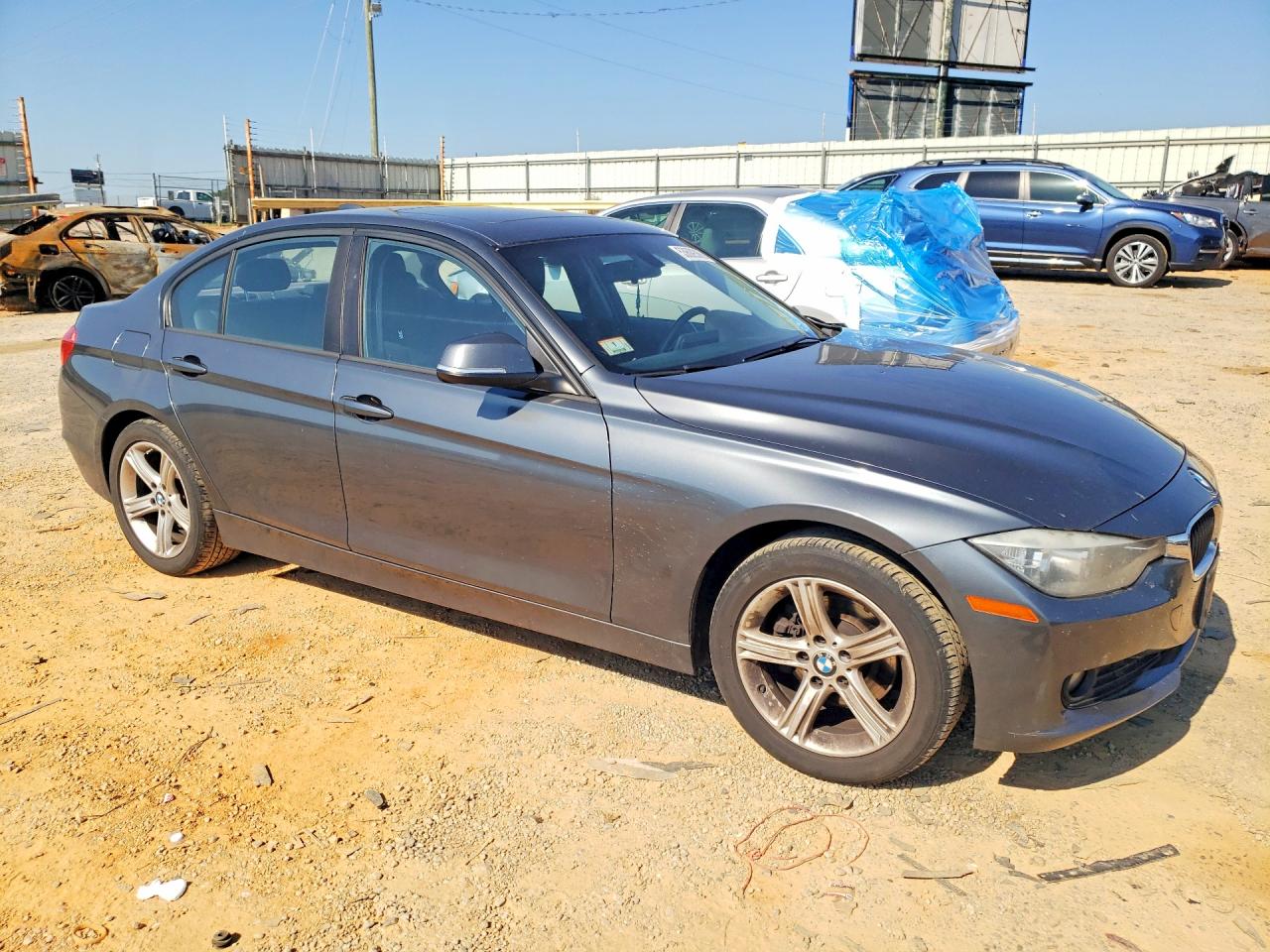 2015 Bmw 320 I Xdrive Gray vin: WBA3C3G51FNS75389