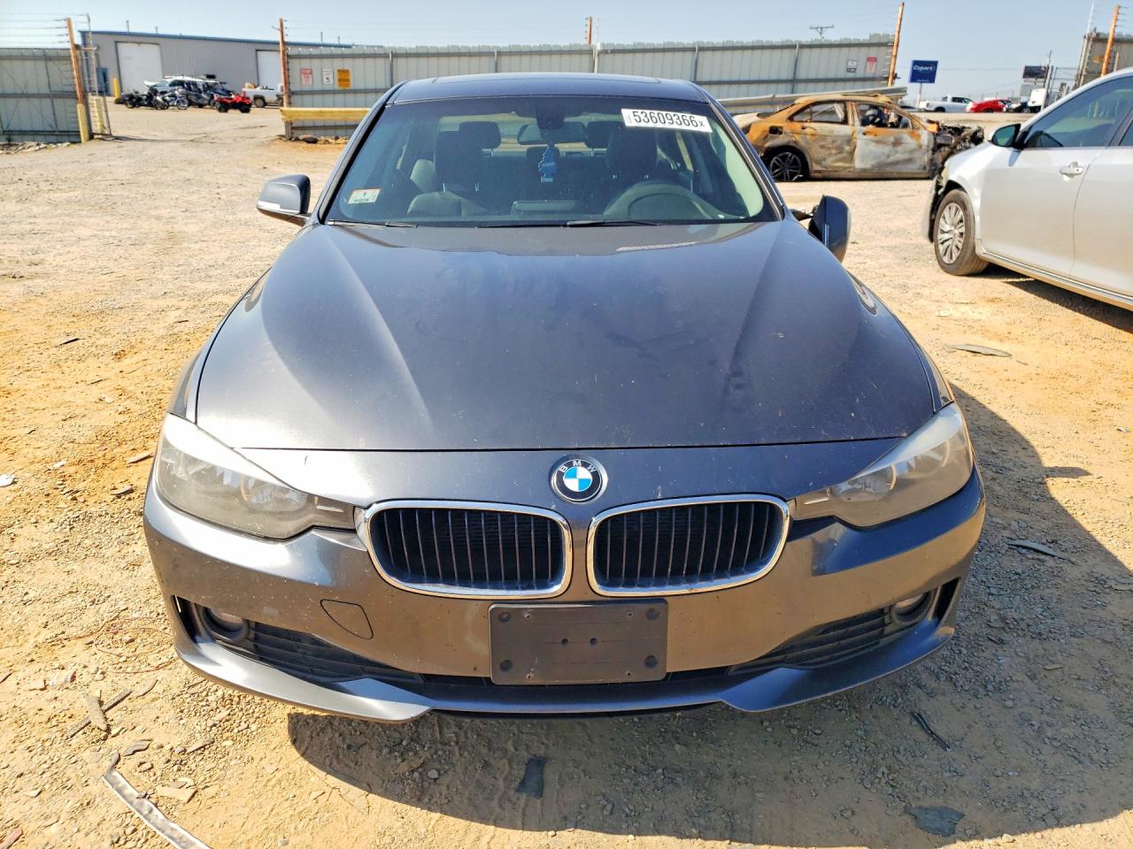 2015 Bmw 320 I Xdrive Gray vin: WBA3C3G51FNS75389