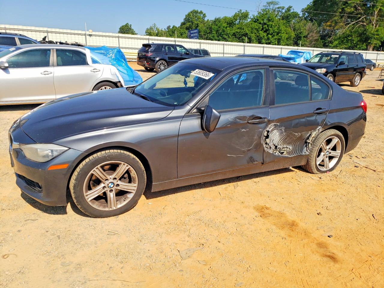 2015 Bmw 320 I Xdrive Gray vin: WBA3C3G51FNS75389