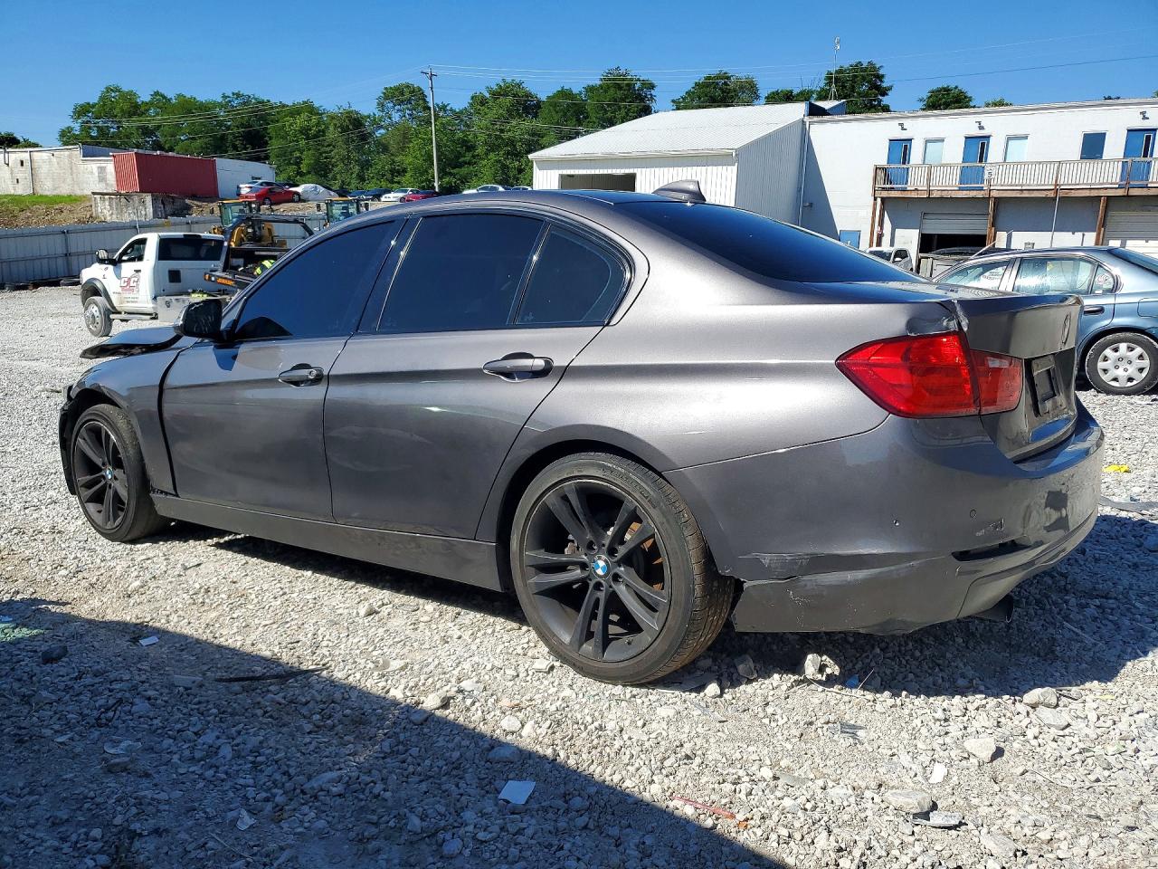 2015 Bmw 320 I Xdrive Gray vin: WBA3C3G51FNT51838