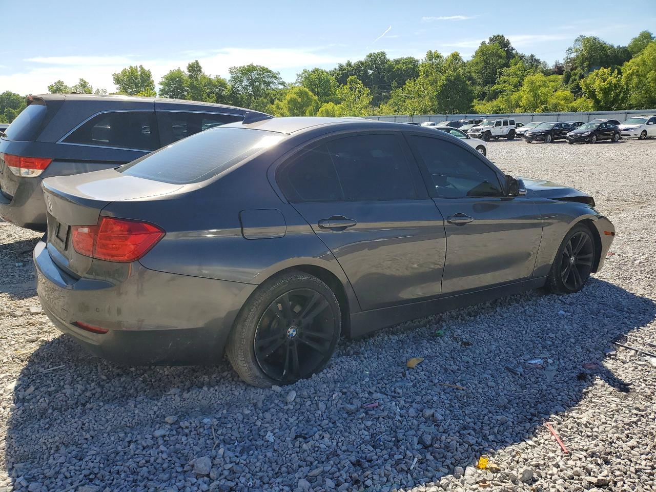 2015 Bmw 320 I Xdrive Gray vin: WBA3C3G51FNT51838