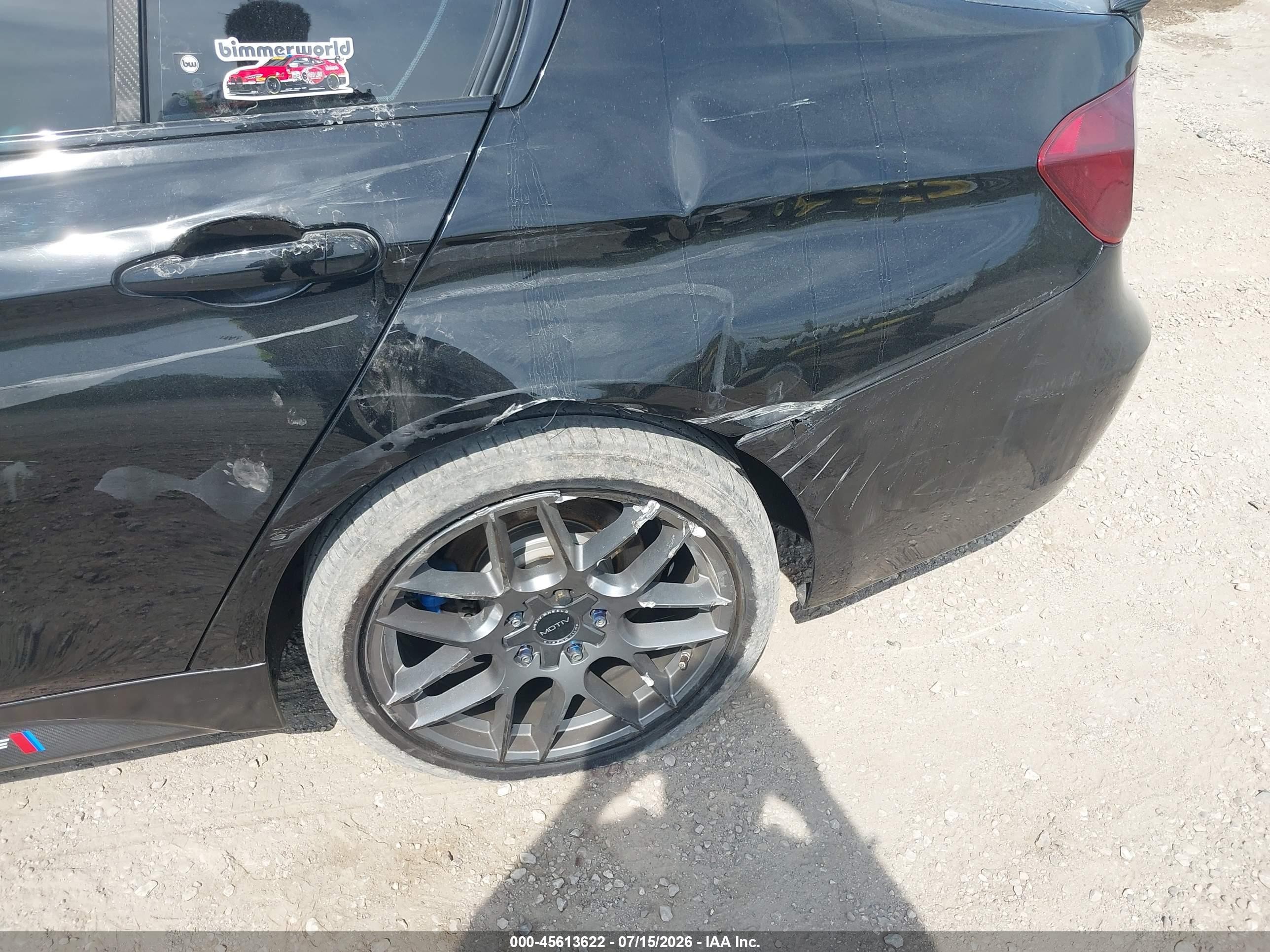 2015 Bmw 320i Xdrive Black vin: WBA3C3G51FNT52438