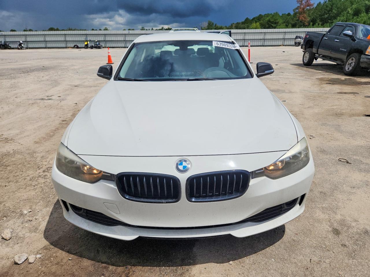 2015 Bmw 320 I Xdrive White vin: WBA3C3G51FNT52486