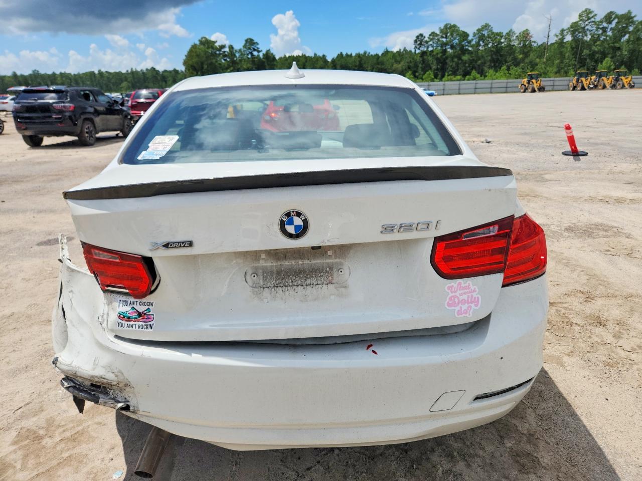2015 Bmw 320 I Xdrive White vin: WBA3C3G51FNT52486