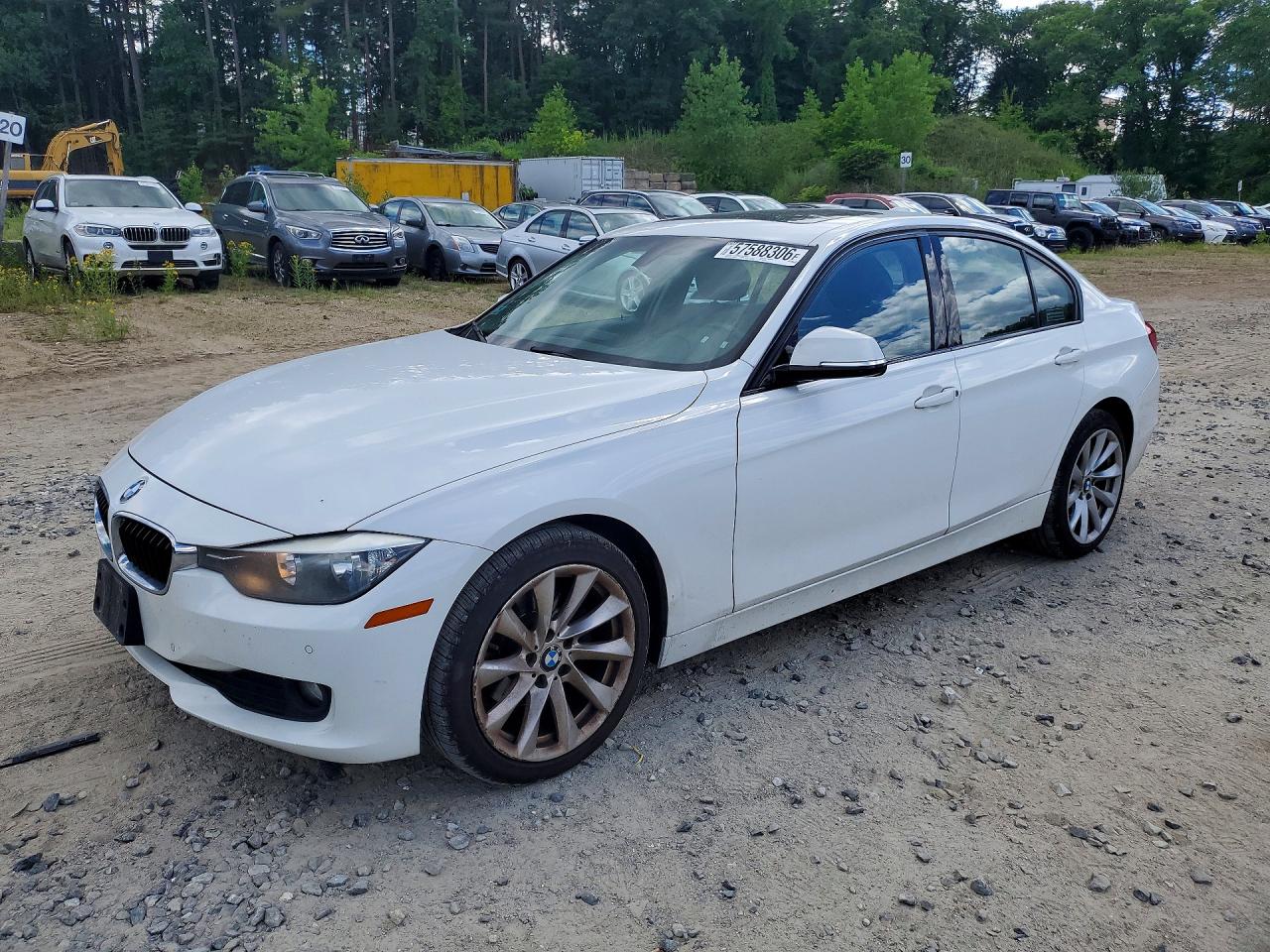 2015 Bmw 320 I Xdrive White vin: WBA3C3G51FNT53203