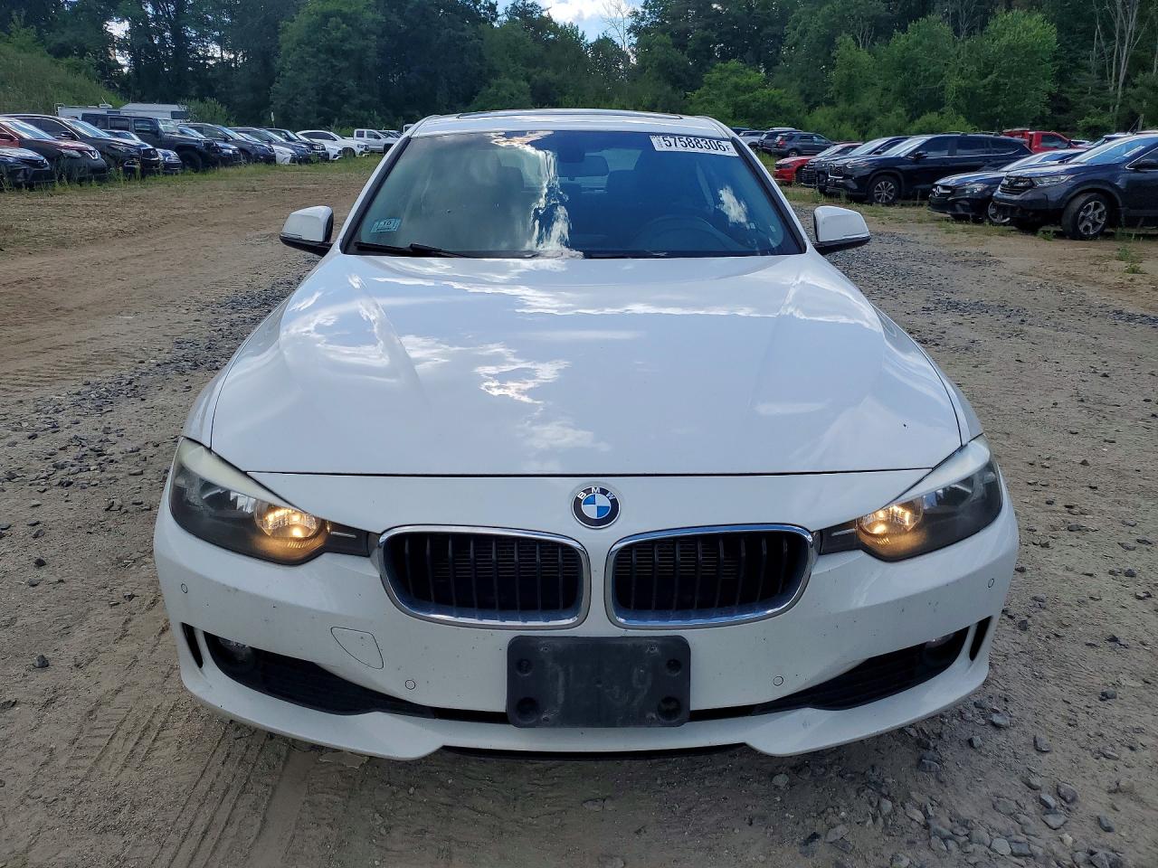2015 Bmw 320 I Xdrive White vin: WBA3C3G51FNT53203