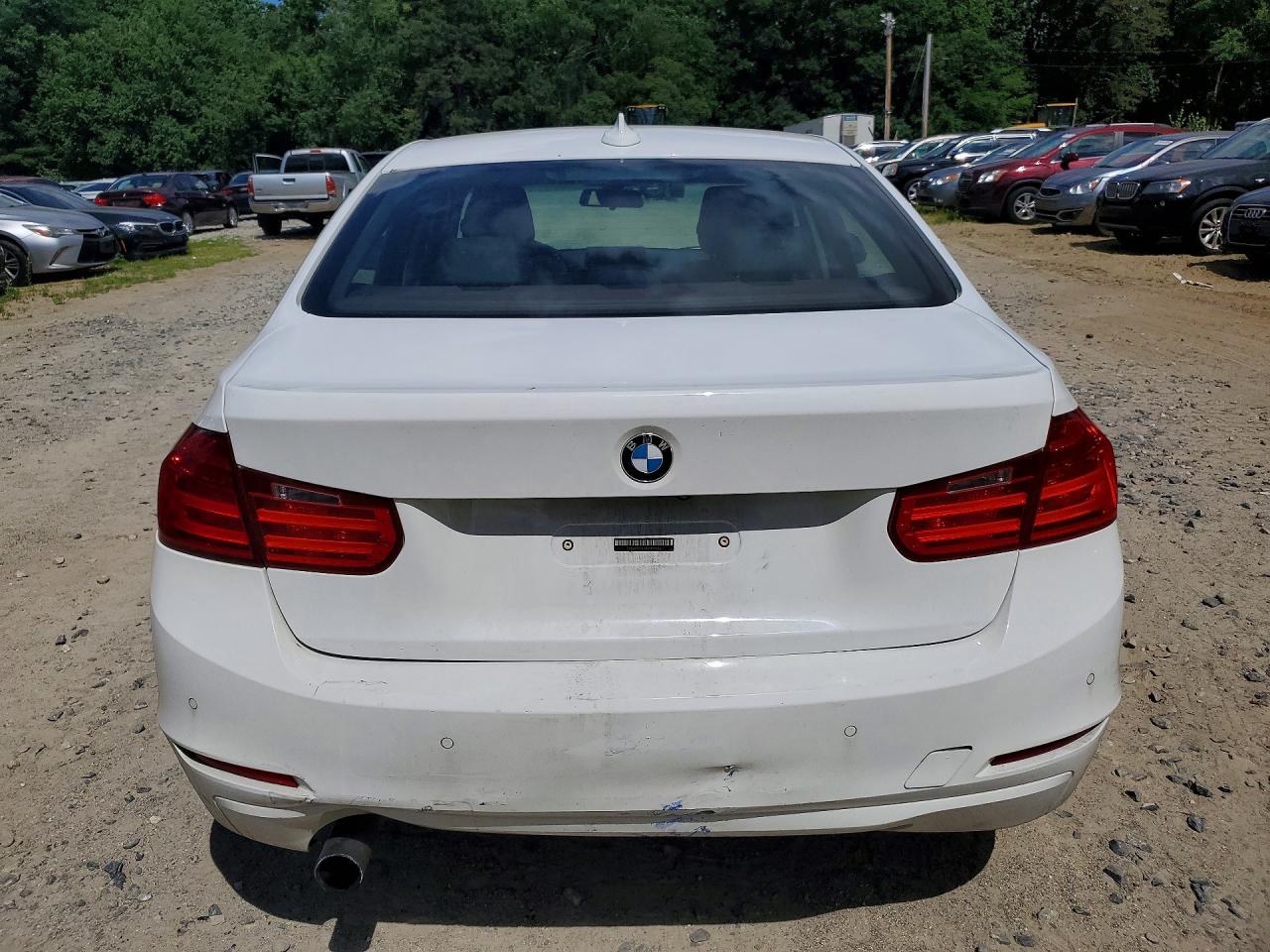 2015 Bmw 320 I Xdrive White vin: WBA3C3G51FNT53203
