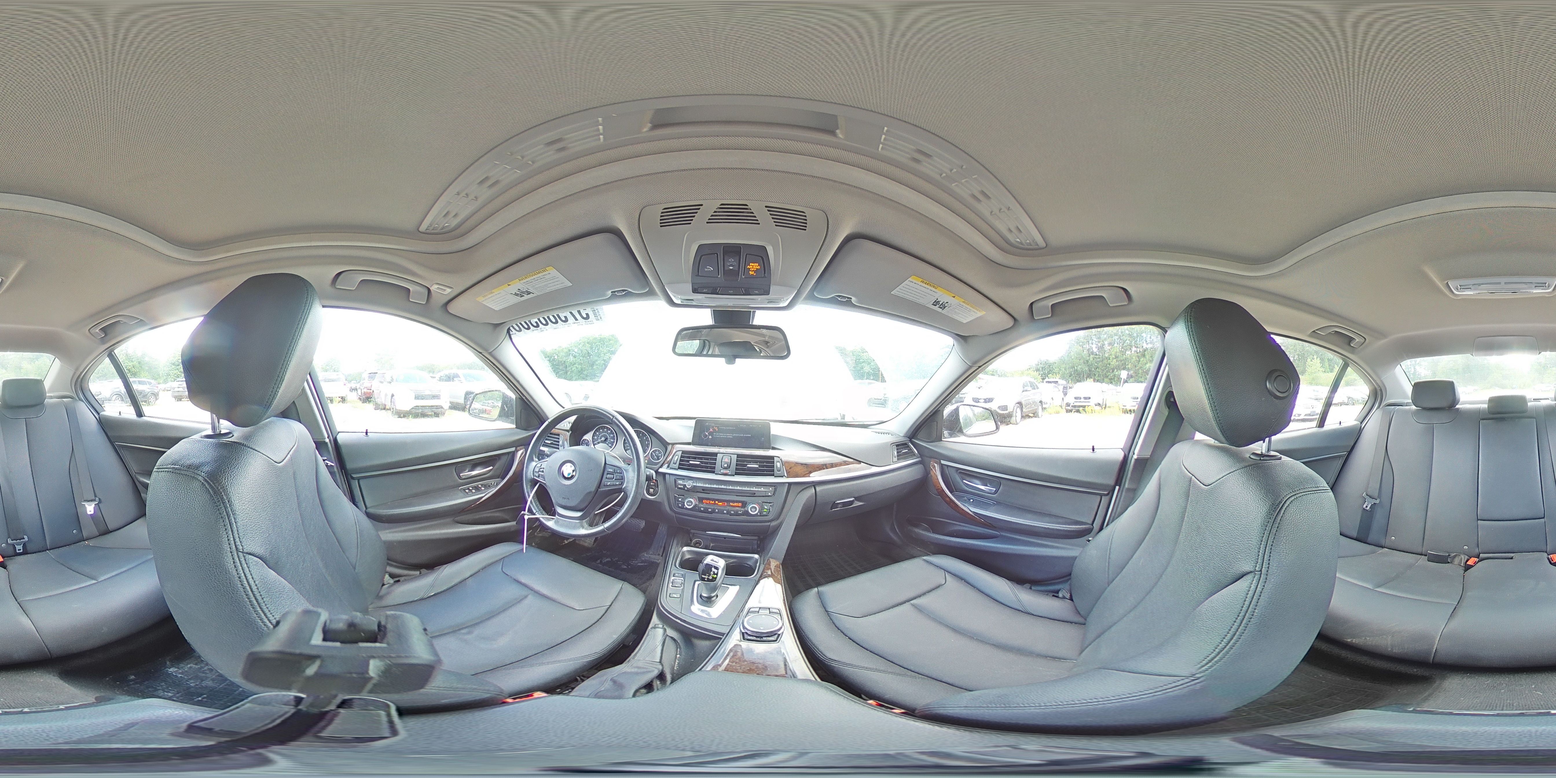 2015 Bmw 320 I Xdrive White vin: WBA3C3G51FNT53203