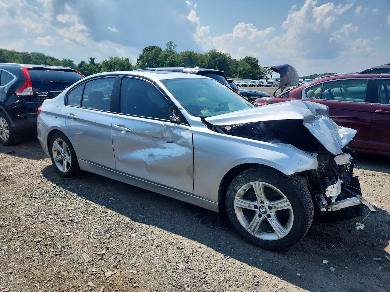 2014 Bmw 320 I Xdrive Серебряный vin: WBA3C3G52ENR25748