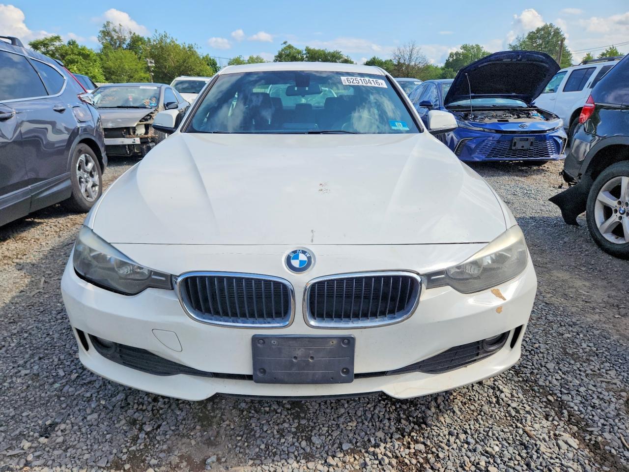 2014 Bmw 320 I Xdrive White vin: WBA3C3G52ENS70314
