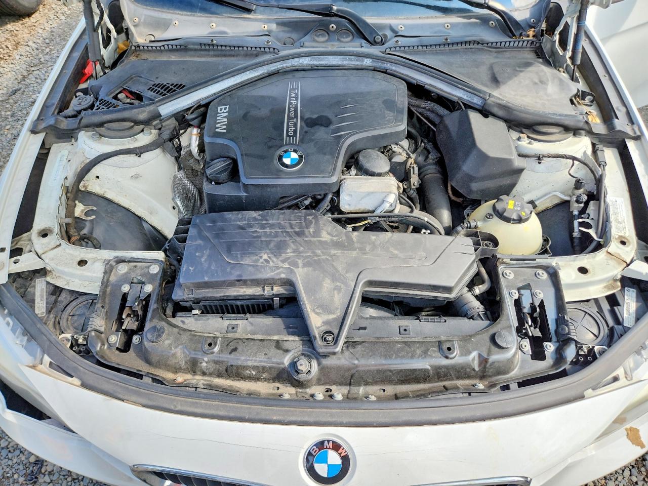 2014 Bmw 320 I Xdrive White vin: WBA3C3G52ENS70314