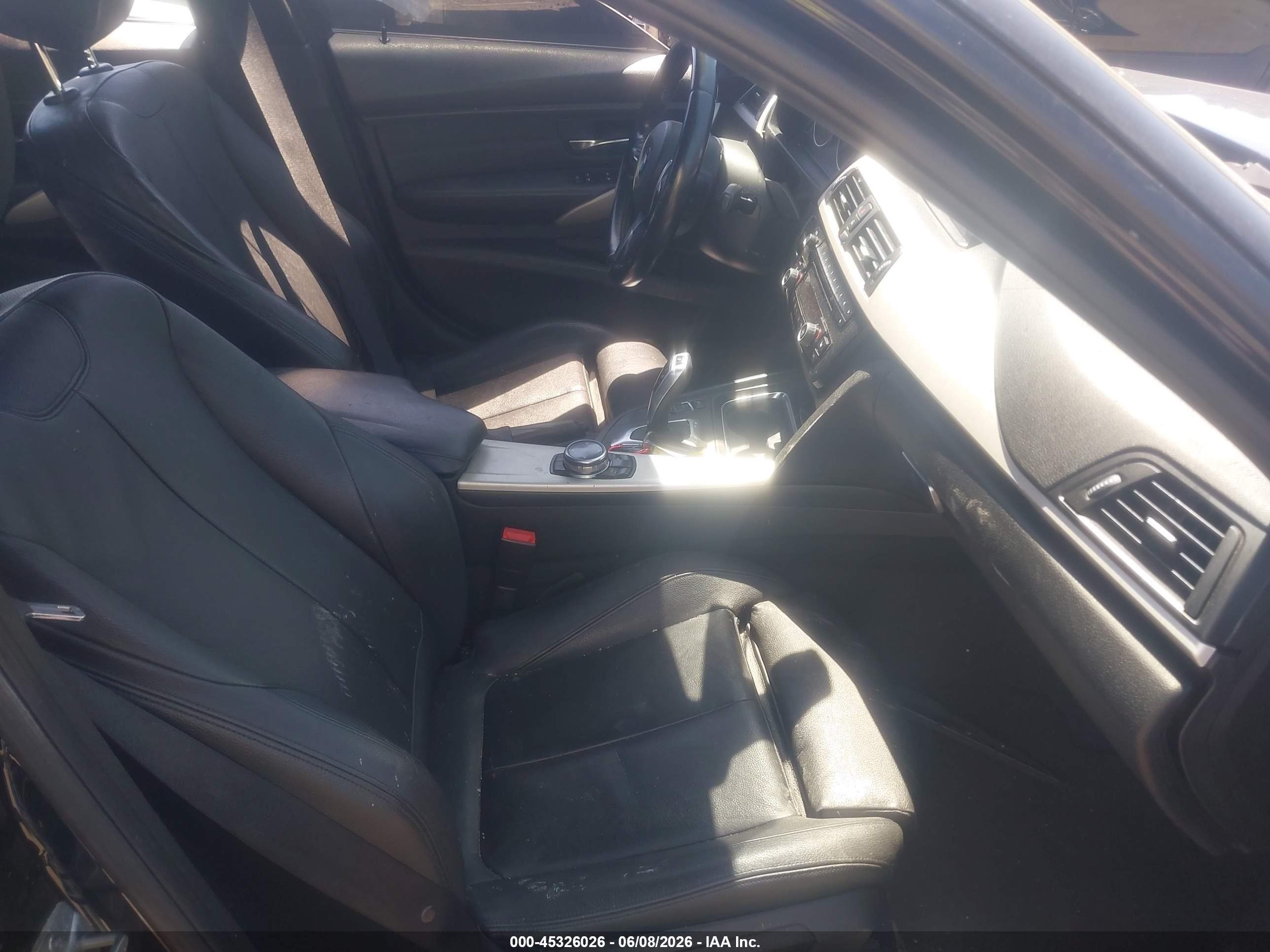2014 Bmw 320i Xdrive Black vin: WBA3C3G52ENS72404