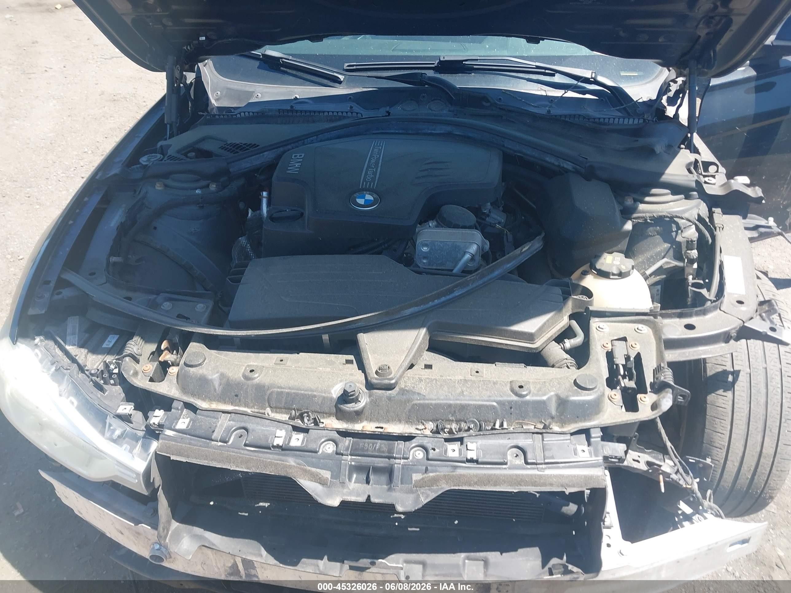 2014 Bmw 320i Xdrive Black vin: WBA3C3G52ENS72404