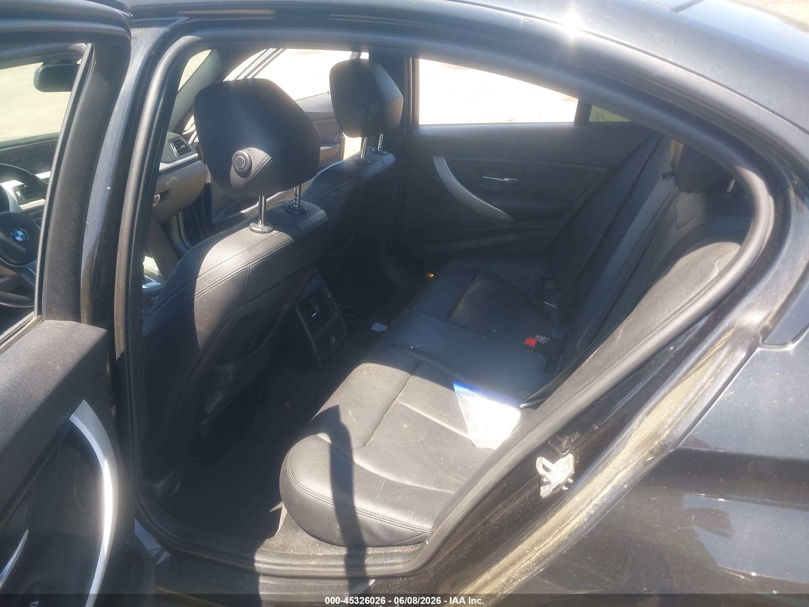 2014 Bmw 320i Xdrive Black vin: WBA3C3G52ENS72404