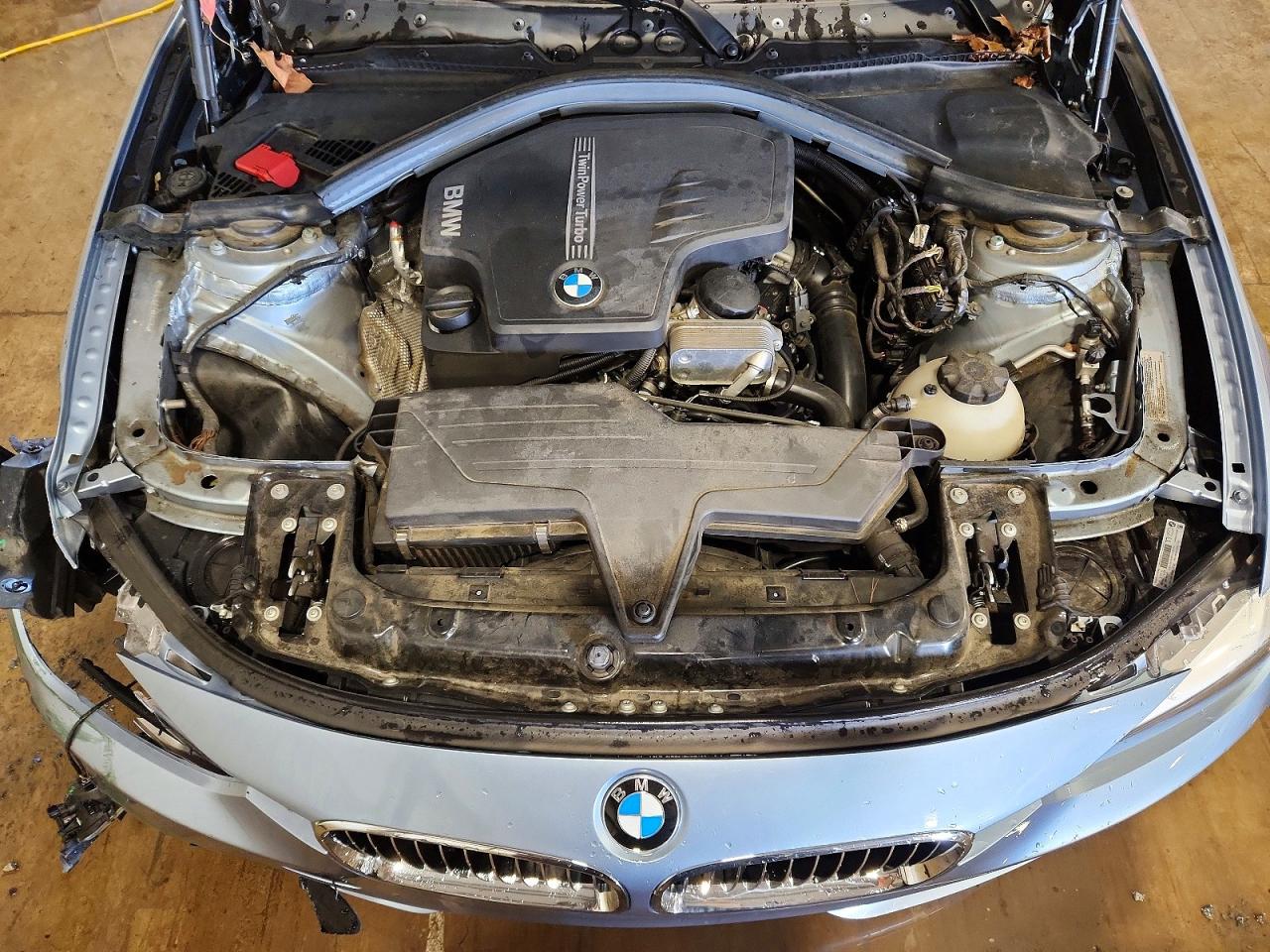 2014 Bmw 320 I Xdrive Blue vin: WBA3C3G53ENR25435