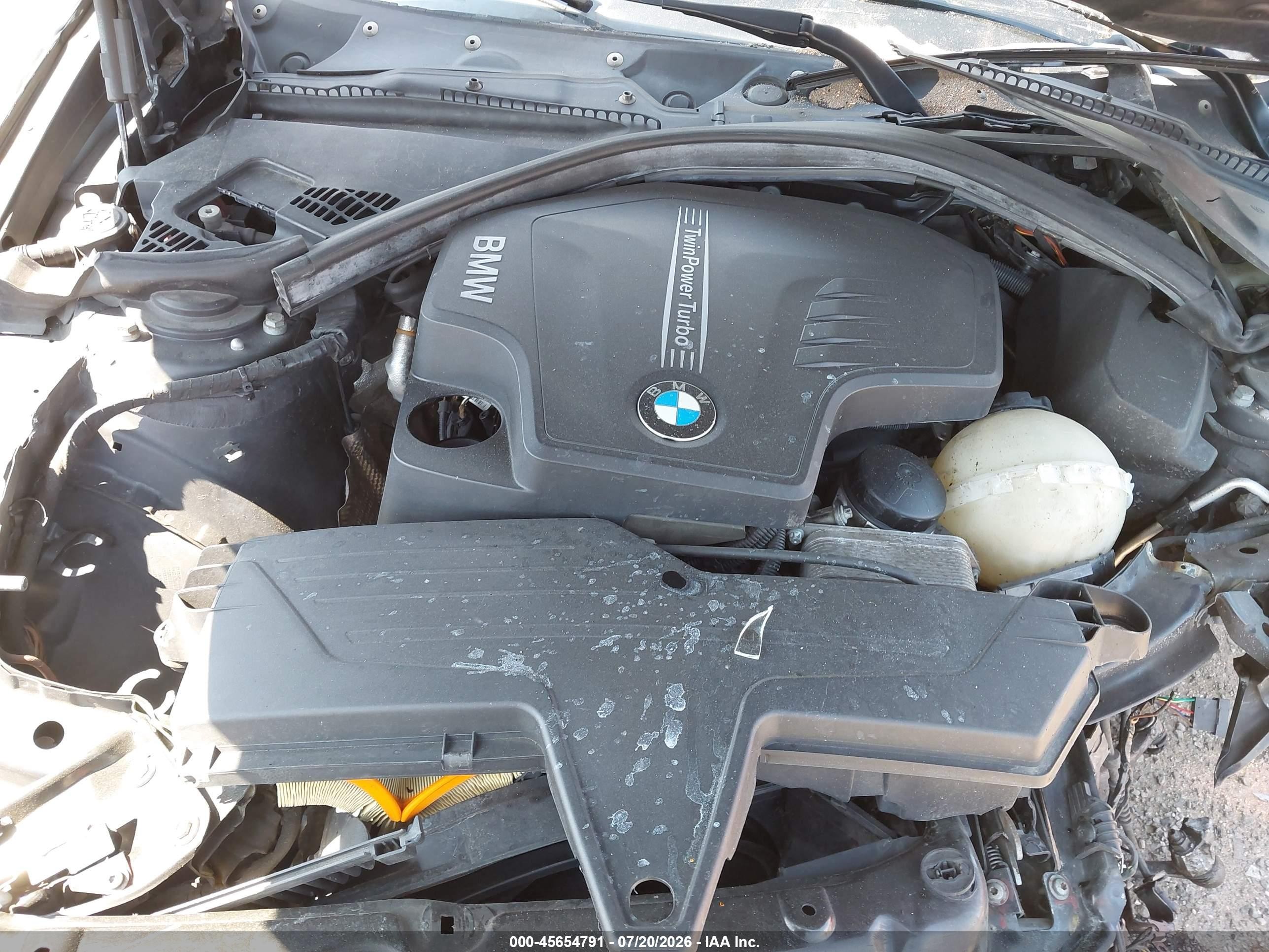 2014 Bmw 320i Xdrive Black vin: WBA3C3G53ENS69639