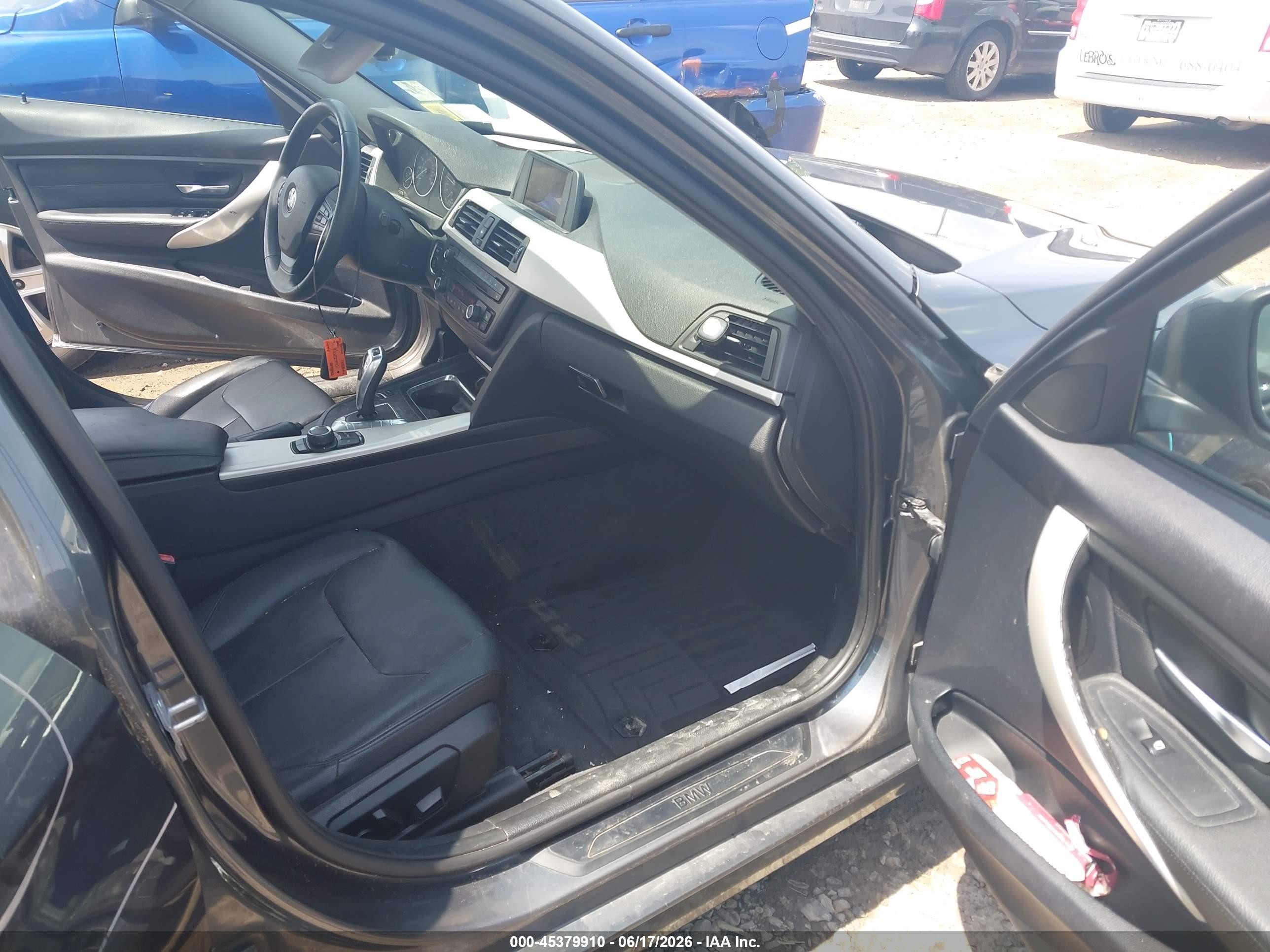 2014 Bmw 320i Xdrive Gray vin: WBA3C3G53ENS71472