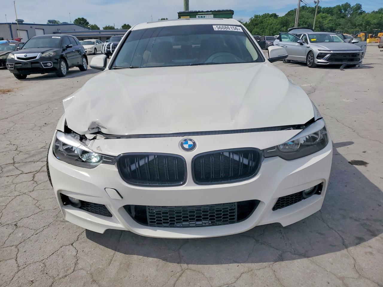 2014 Bmw 320 I Xdrive White vin: WBA3C3G53ENS72010