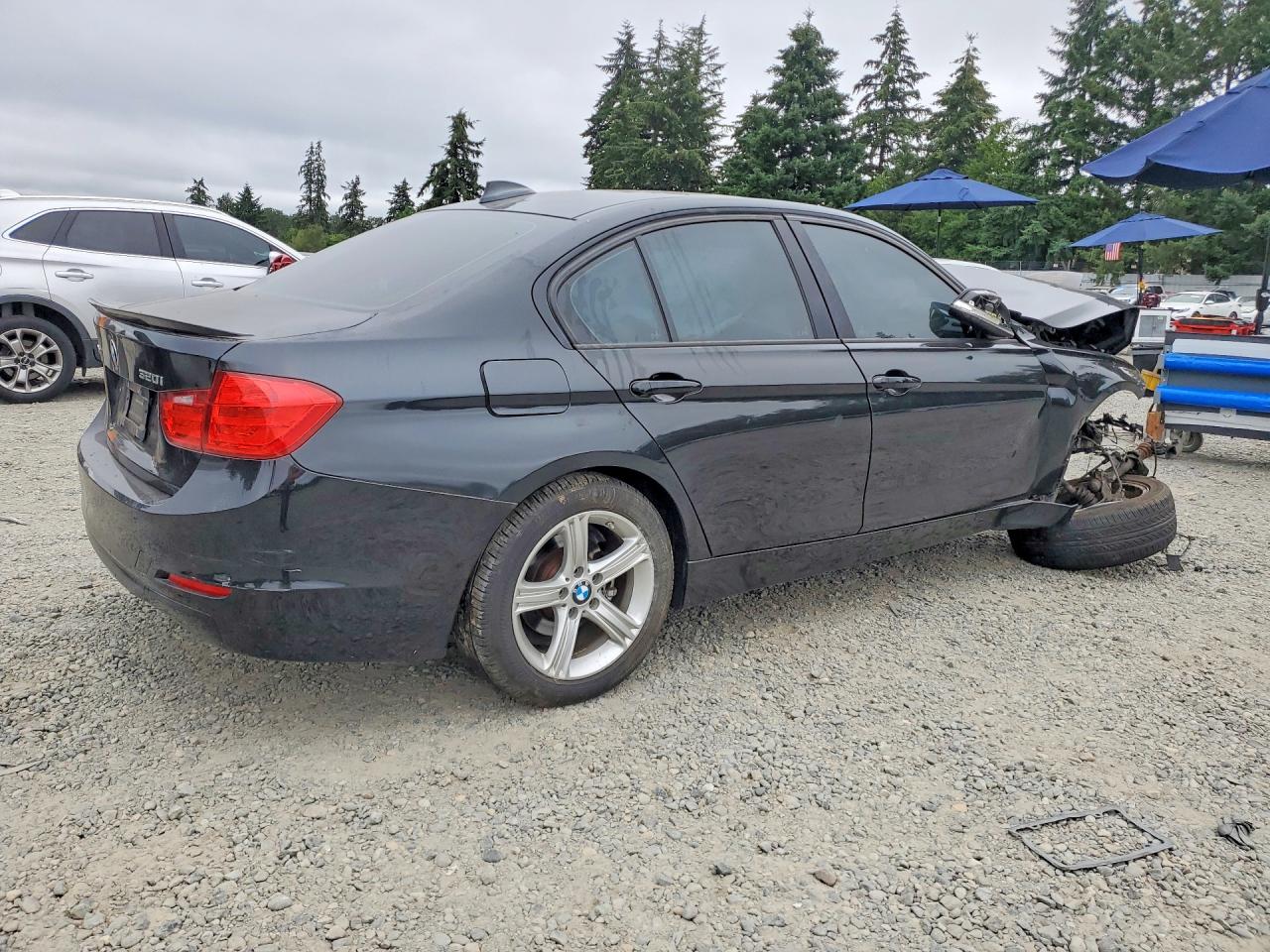 2015 Bmw 320 I Xdrive Black vin: WBA3C3G53FNS74969