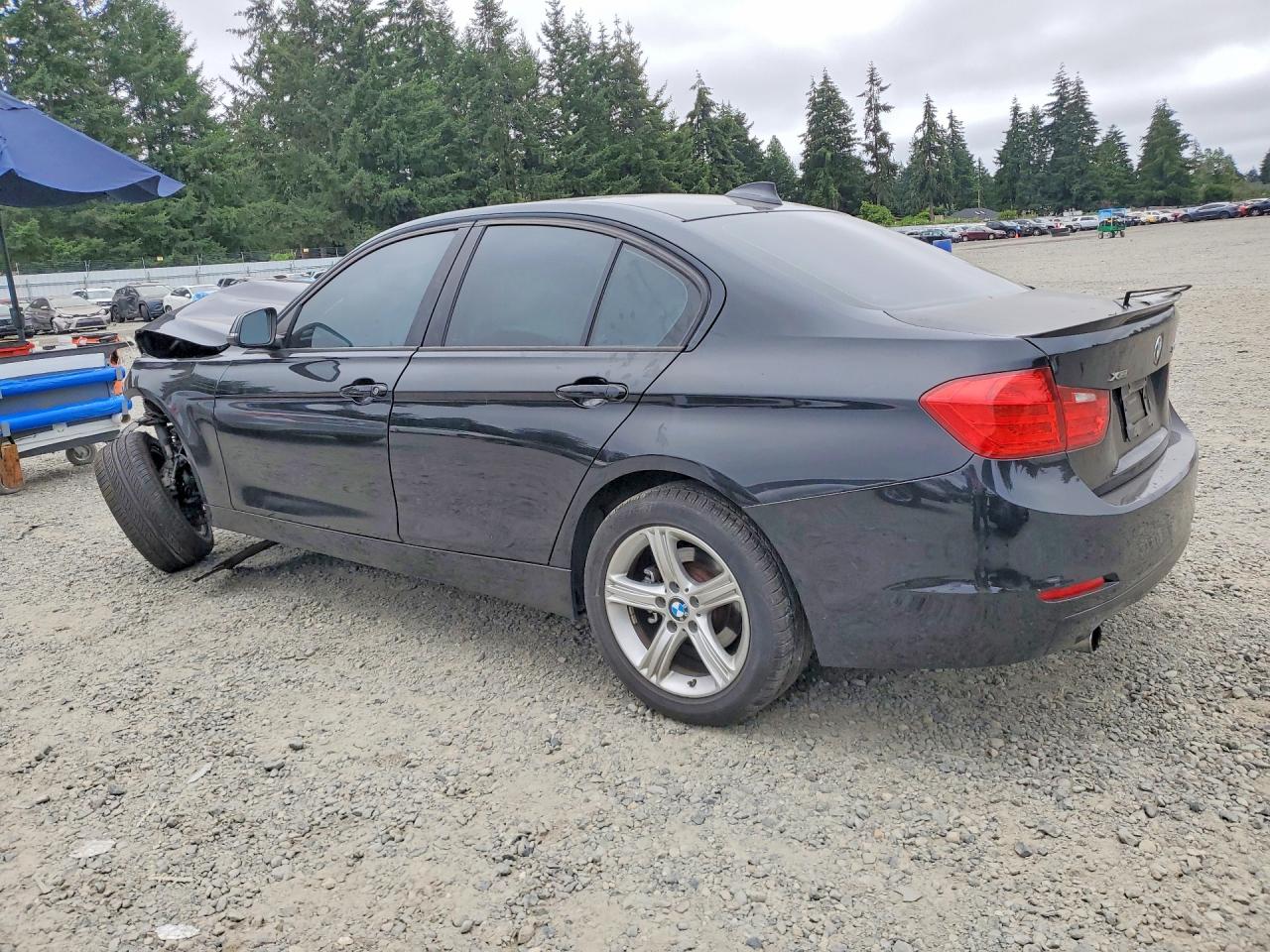 2015 Bmw 320 I Xdrive Black vin: WBA3C3G53FNS74969