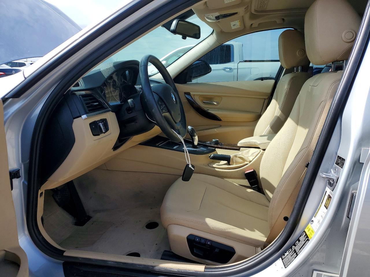 2014 Bmw 320 I Xdrive Silver vin: WBA3C3G54ENS67558
