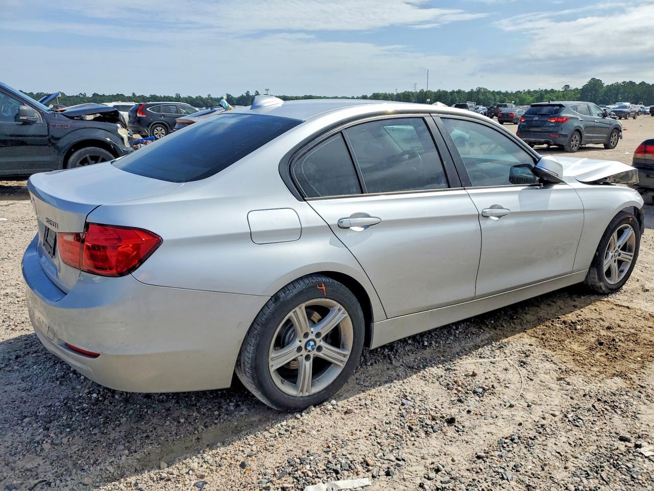 2014 Bmw 320 I Xdrive Silver vin: WBA3C3G54ENS67558