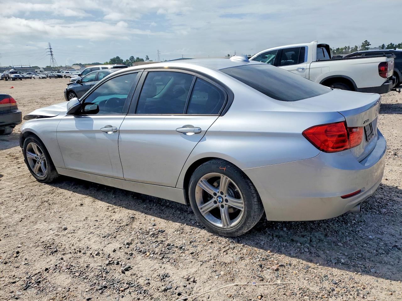 2014 Bmw 320 I Xdrive Silver vin: WBA3C3G54ENS67558