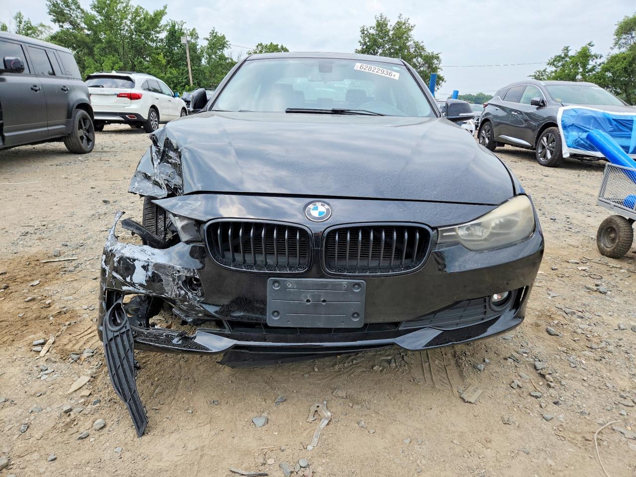 2014 Bmw 320 I Xdrive Black vin: WBA3C3G54ENS70458