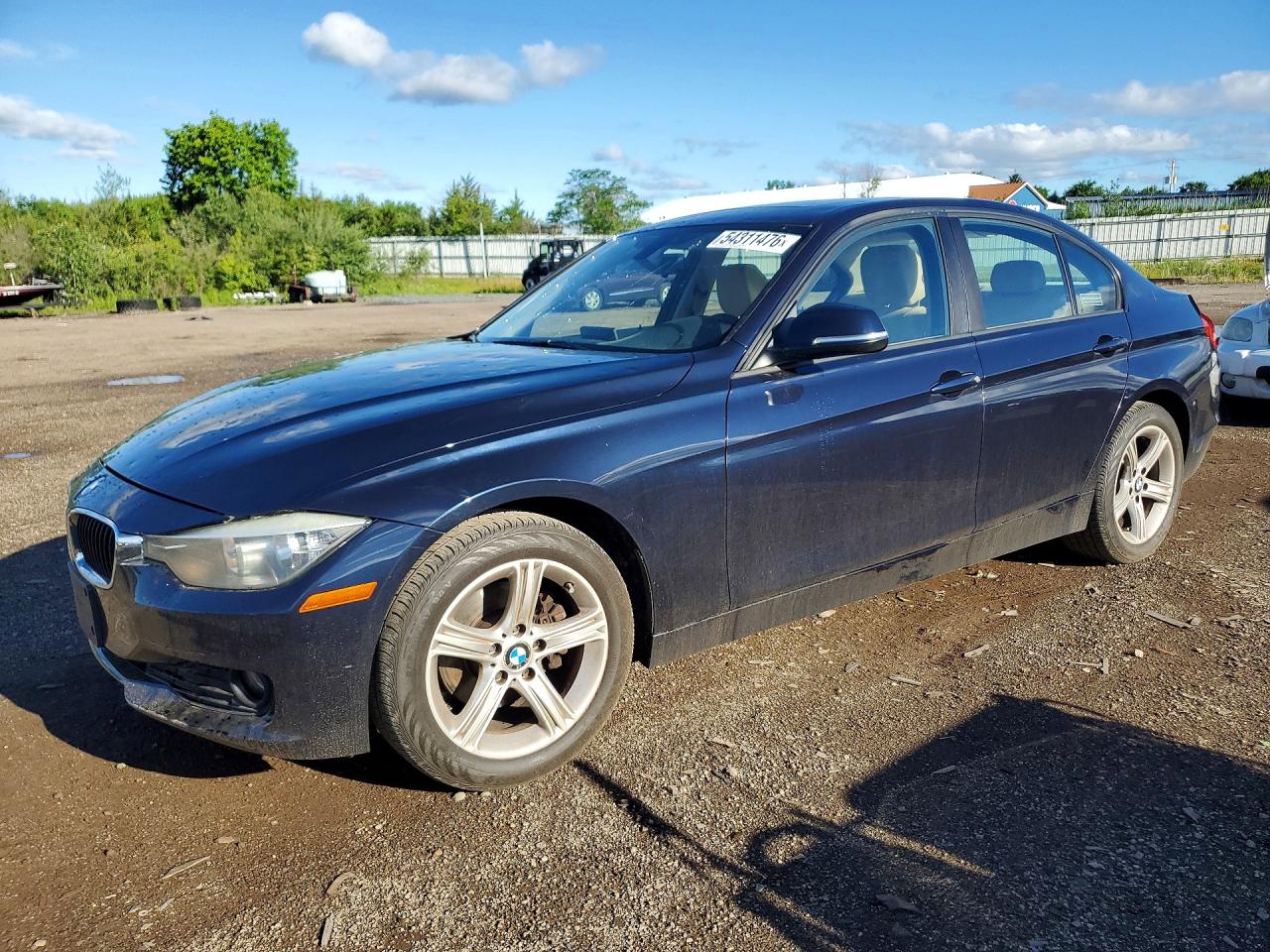 2014 Bmw 320 Blue vin: WBA3C3G54ENS70802