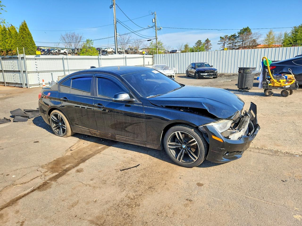 2014 Bmw 320 I Xdrive Black vin: WBA3C3G54ENS71903