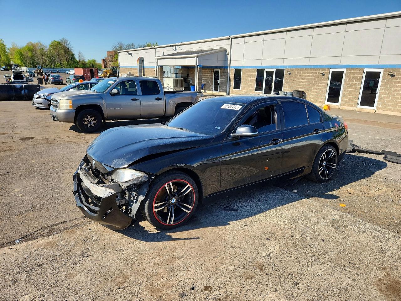 2014 Bmw 320 I Xdrive Black vin: WBA3C3G54ENS71903