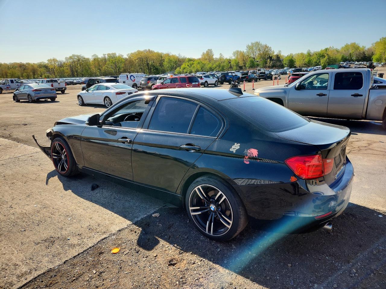 2014 Bmw 320 I Xdrive Black vin: WBA3C3G54ENS71903