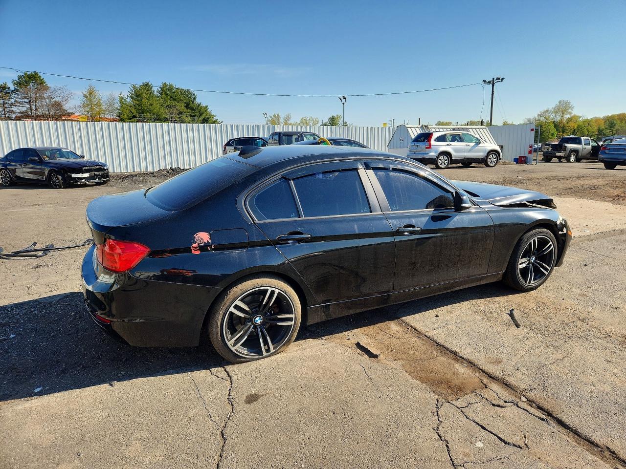 2014 Bmw 320 I Xdrive Black vin: WBA3C3G54ENS71903