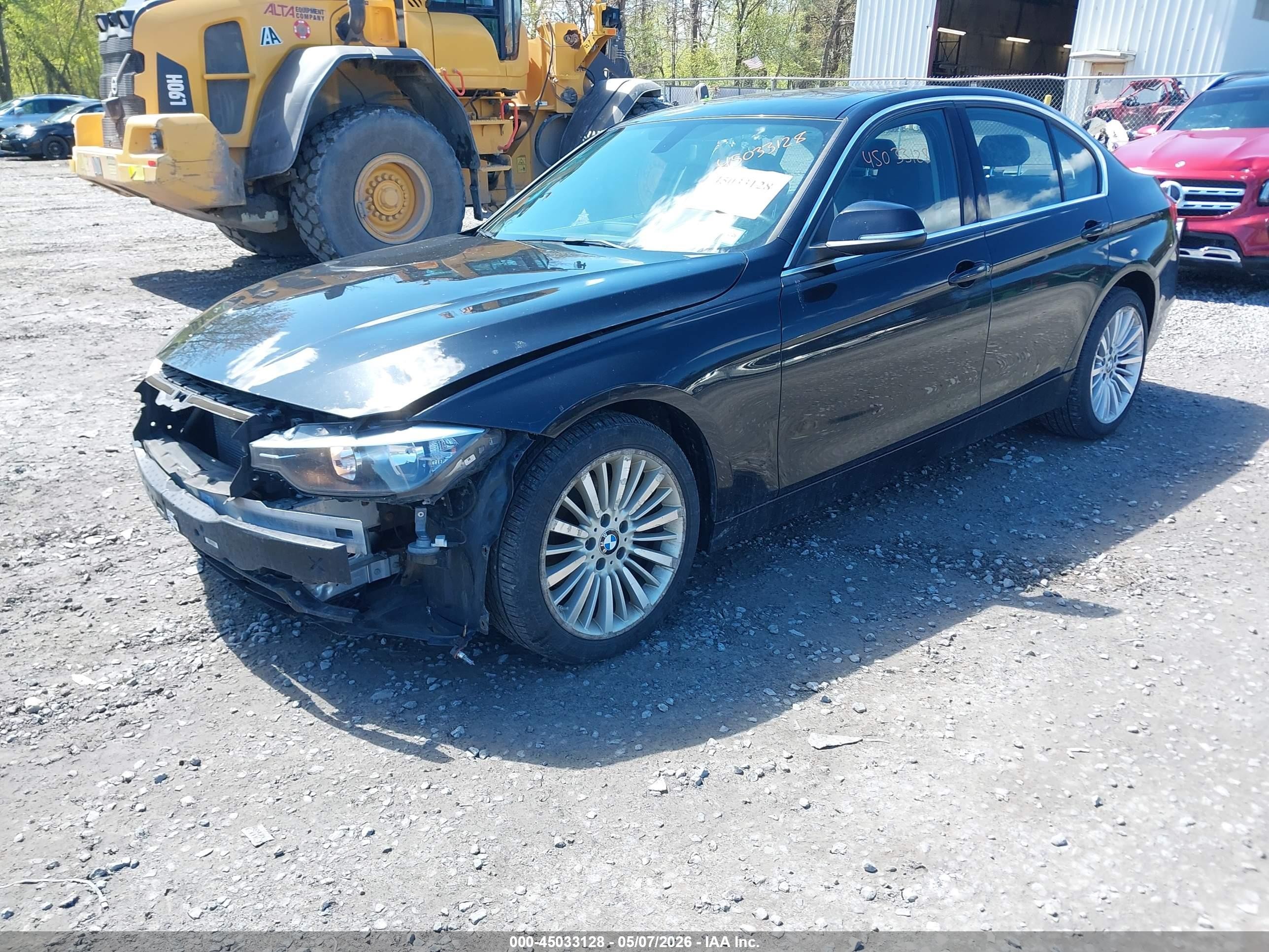 2015 Bmw 320i Xdrive Black vin: WBA3C3G54FNS73037