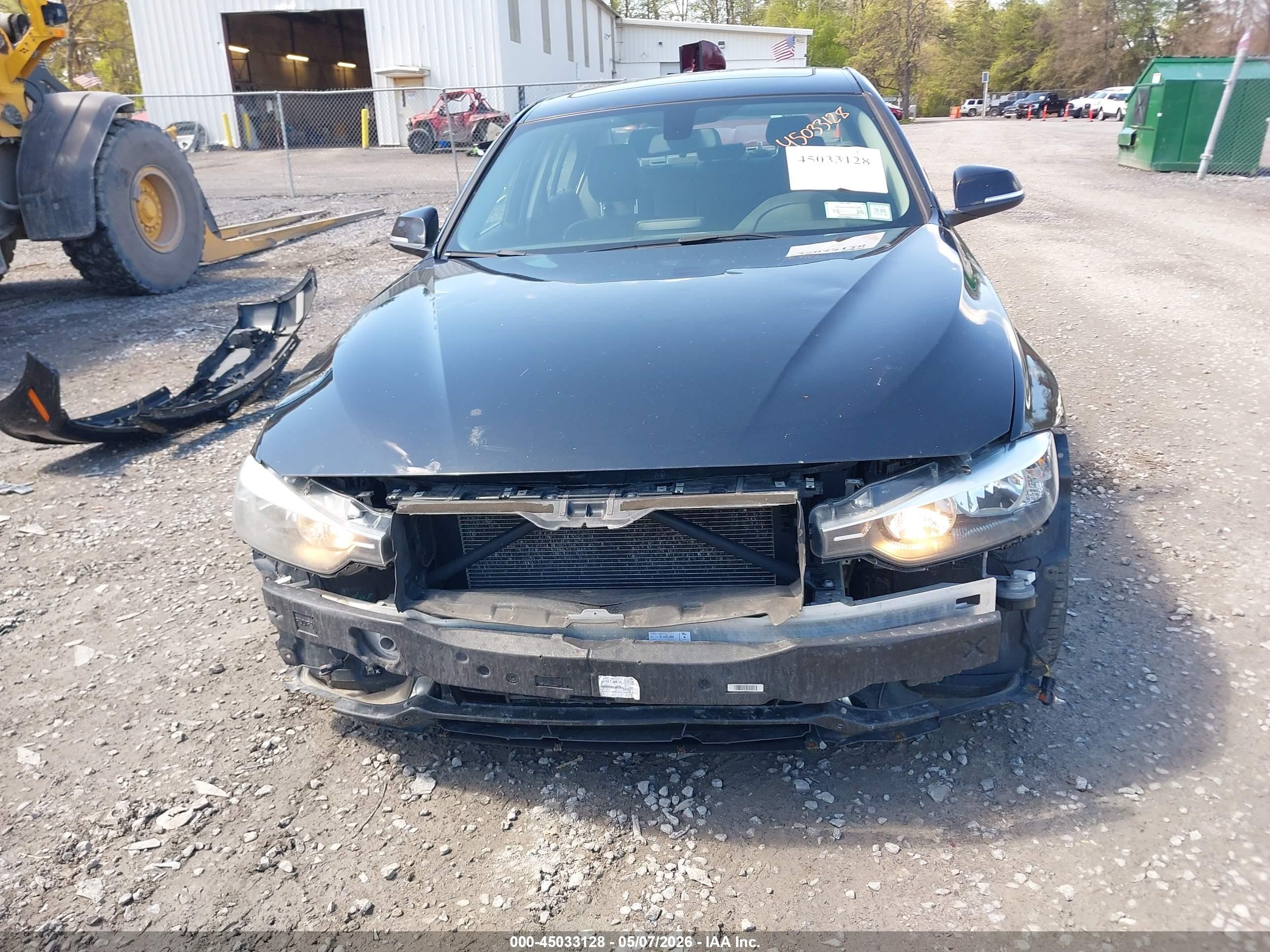 2015 Bmw 320i Xdrive Black vin: WBA3C3G54FNS73037