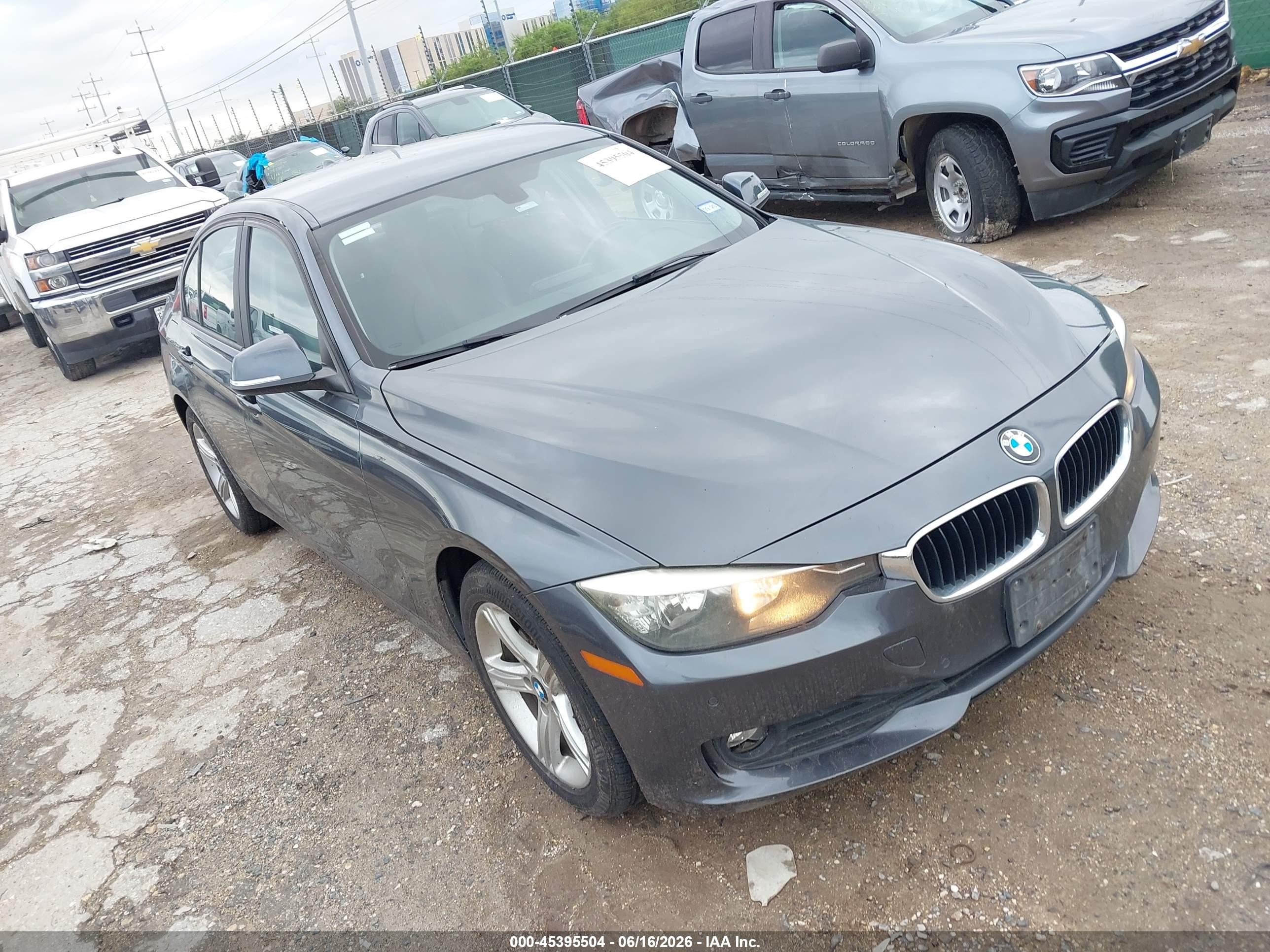 2015 Bmw 320i Xdrive Black vin: WBA3C3G54FNS73801