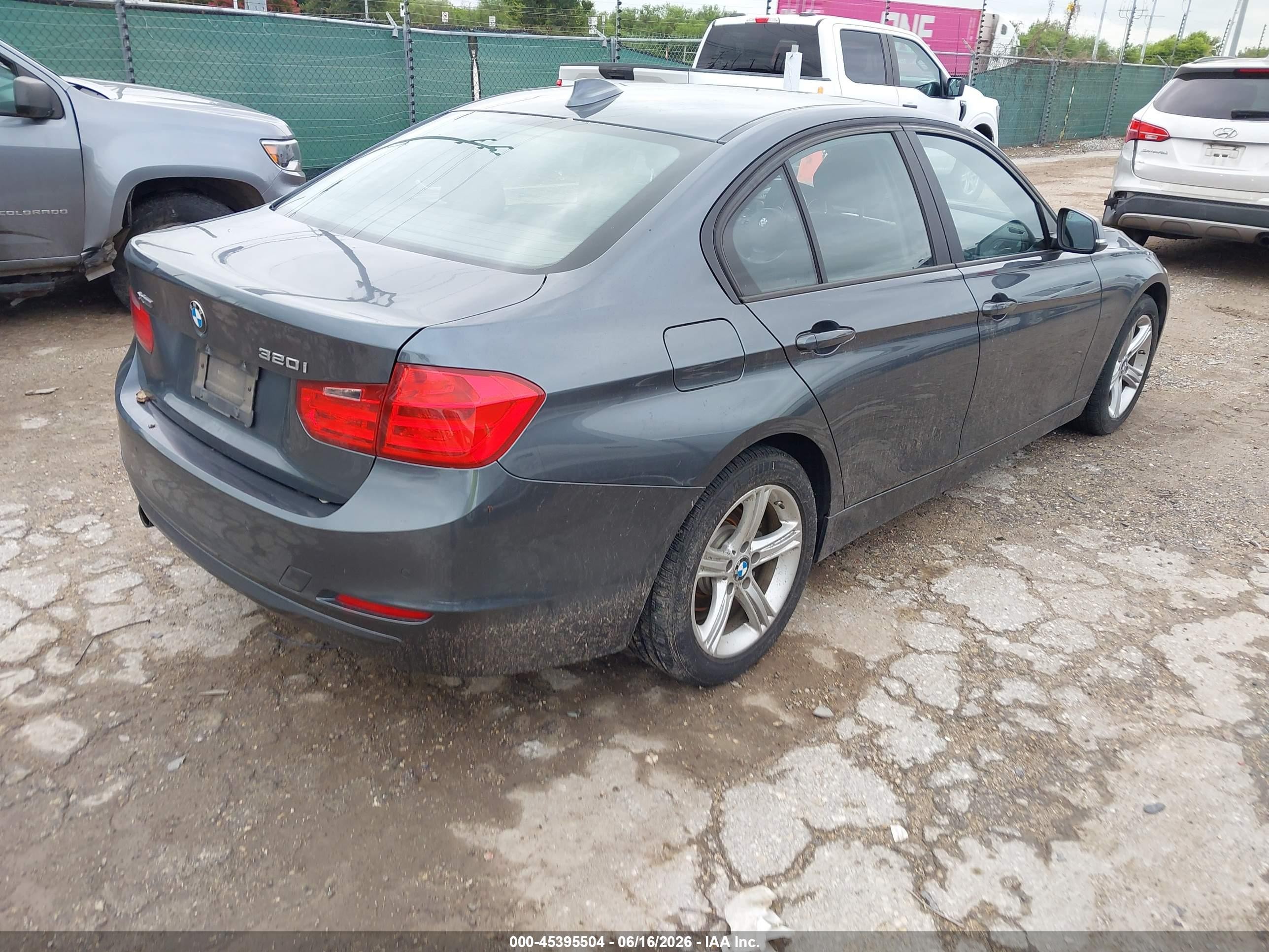 2015 Bmw 320i Xdrive Black vin: WBA3C3G54FNS73801
