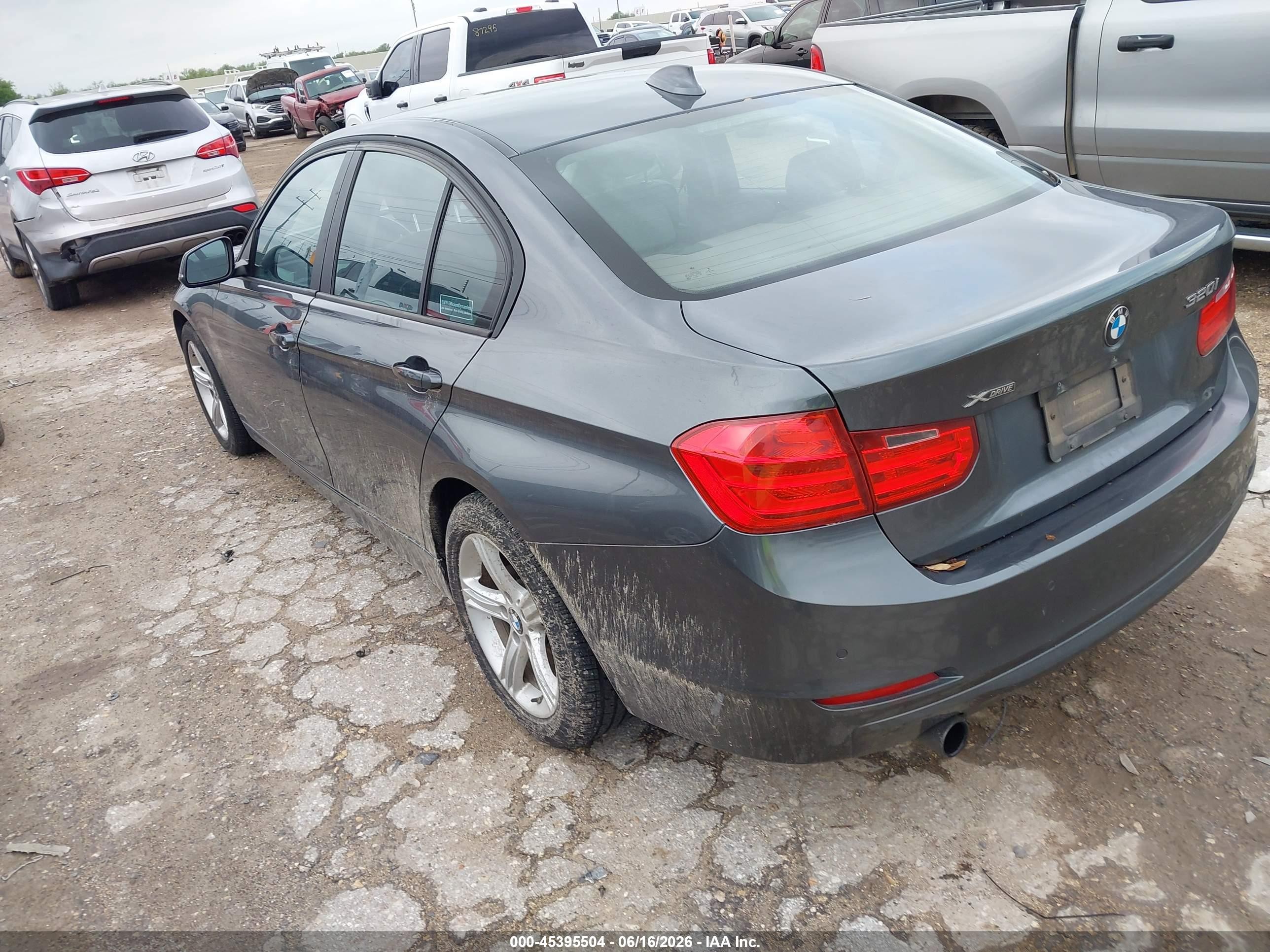2015 Bmw 320i Xdrive Black vin: WBA3C3G54FNS73801