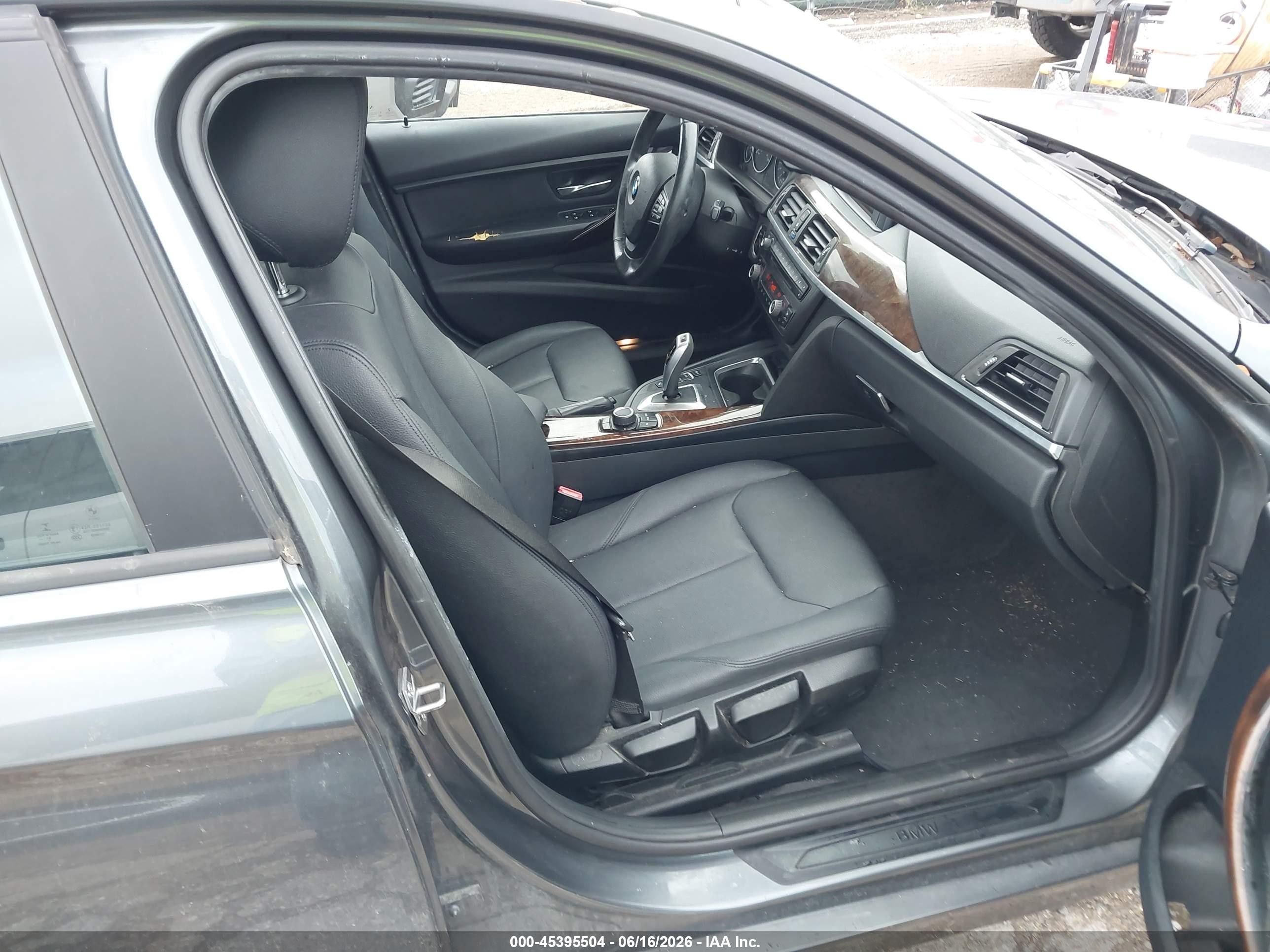 2015 Bmw 320i Xdrive Black vin: WBA3C3G54FNS73801
