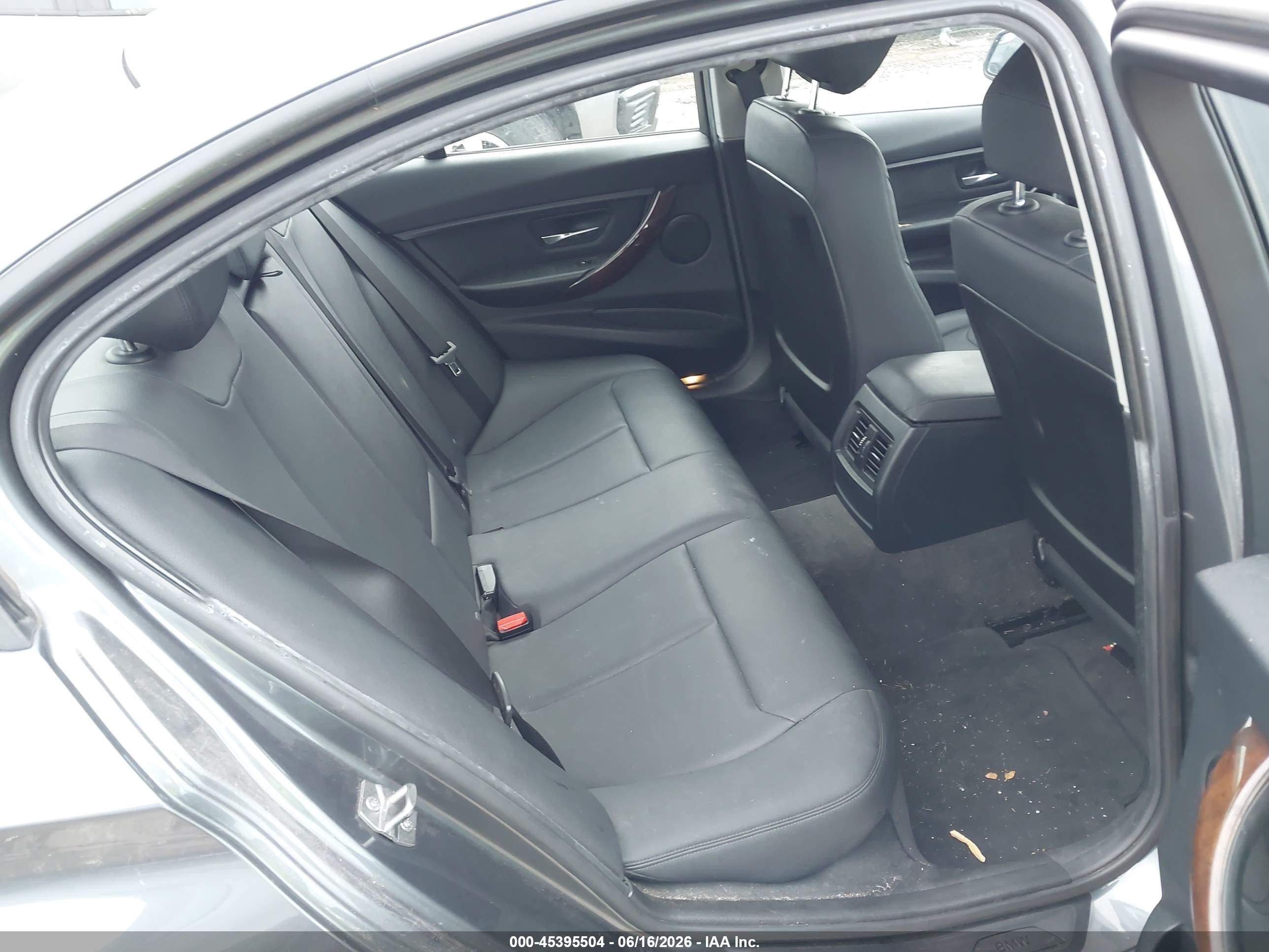 2015 Bmw 320i Xdrive Black vin: WBA3C3G54FNS73801