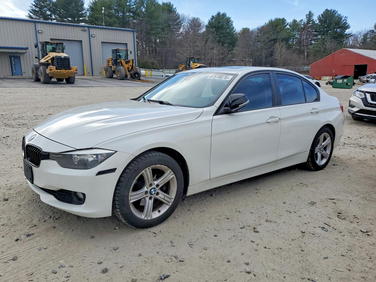 2015 Bmw 320 I Xdrive White vin: WBA3C3G54FNS76035