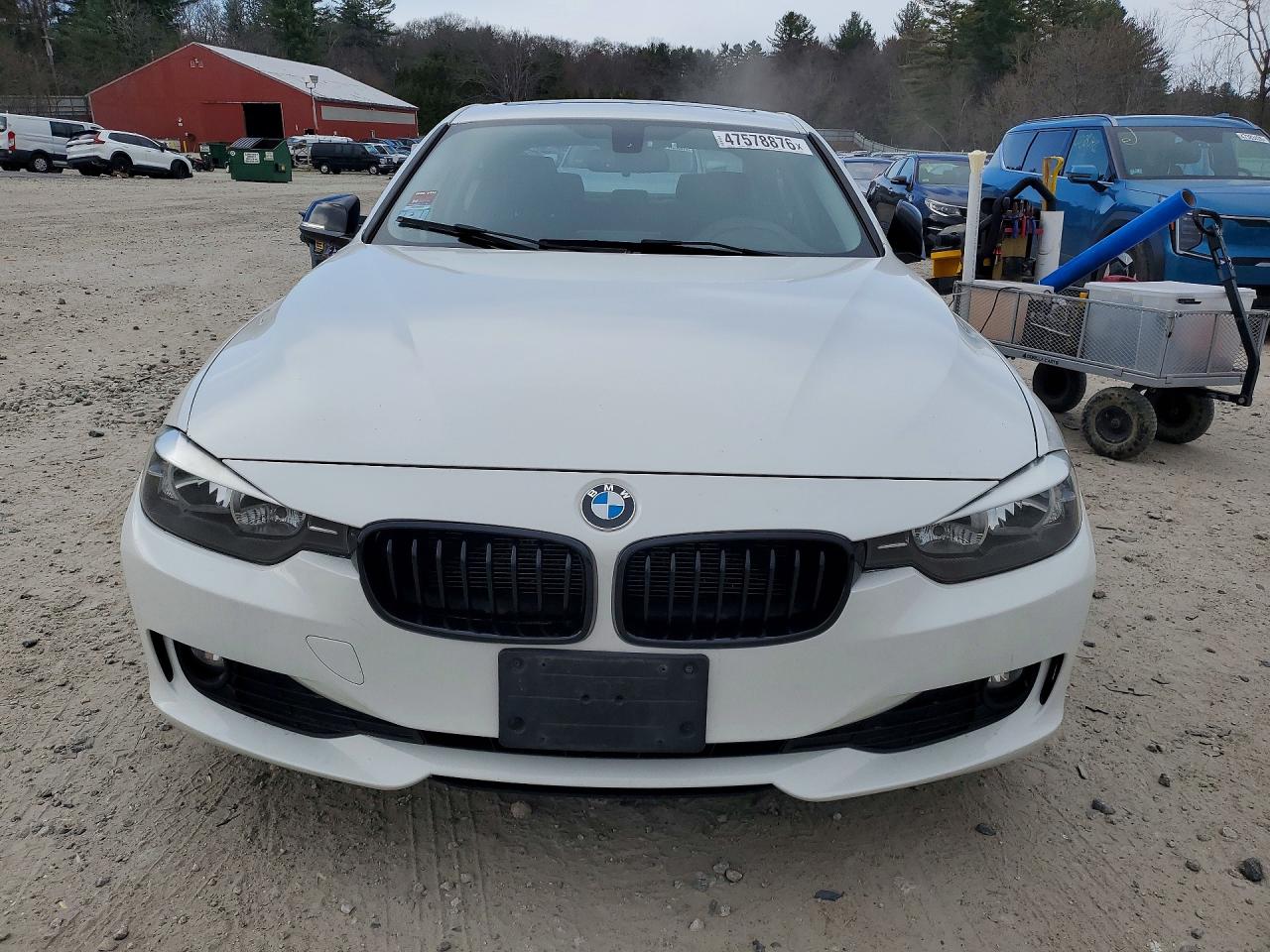 2015 Bmw 320 I Xdrive White vin: WBA3C3G54FNS76035