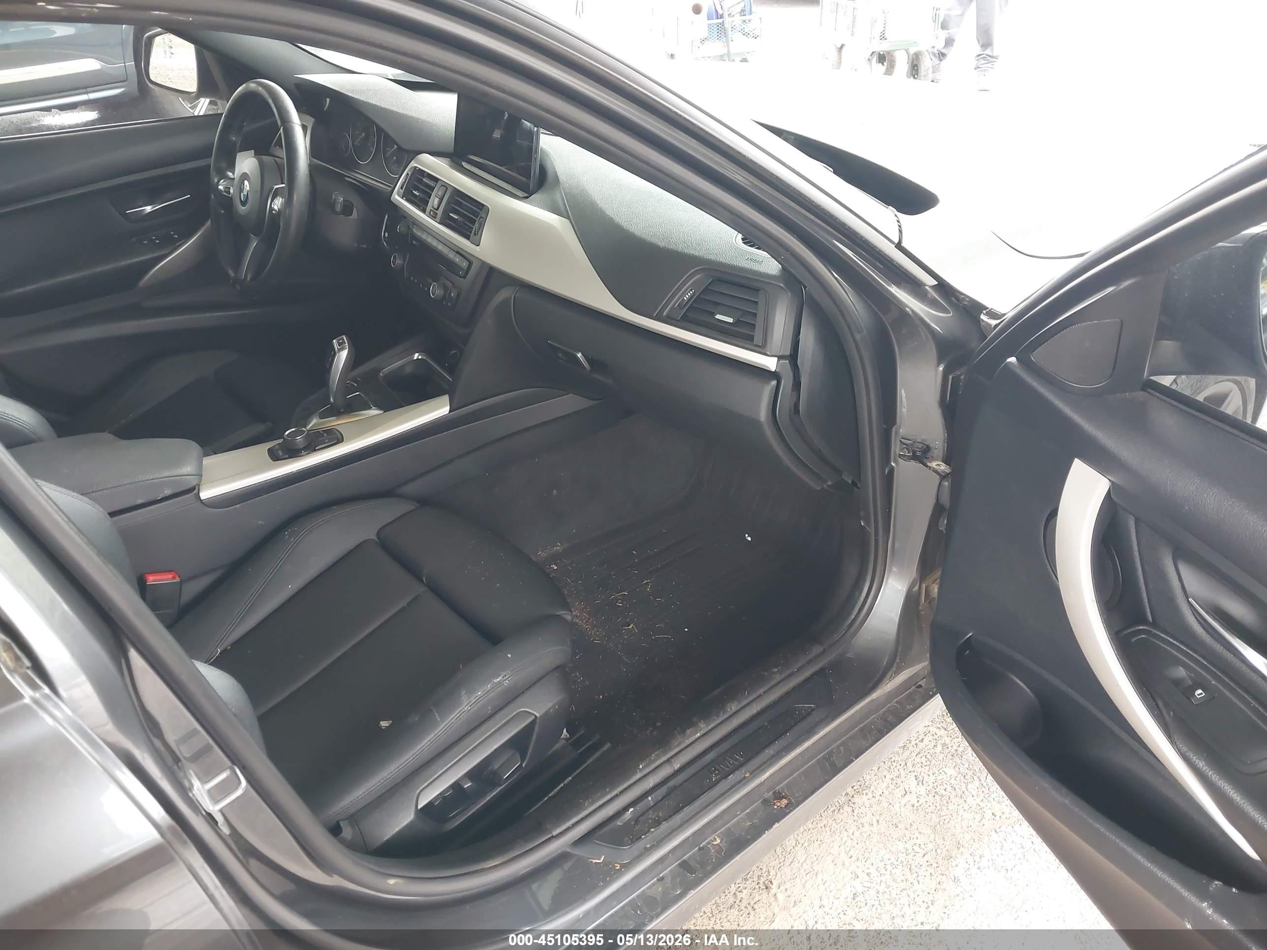 2014 Bmw 320i Xdrive Gray vin: WBA3C3G55ENS72431
