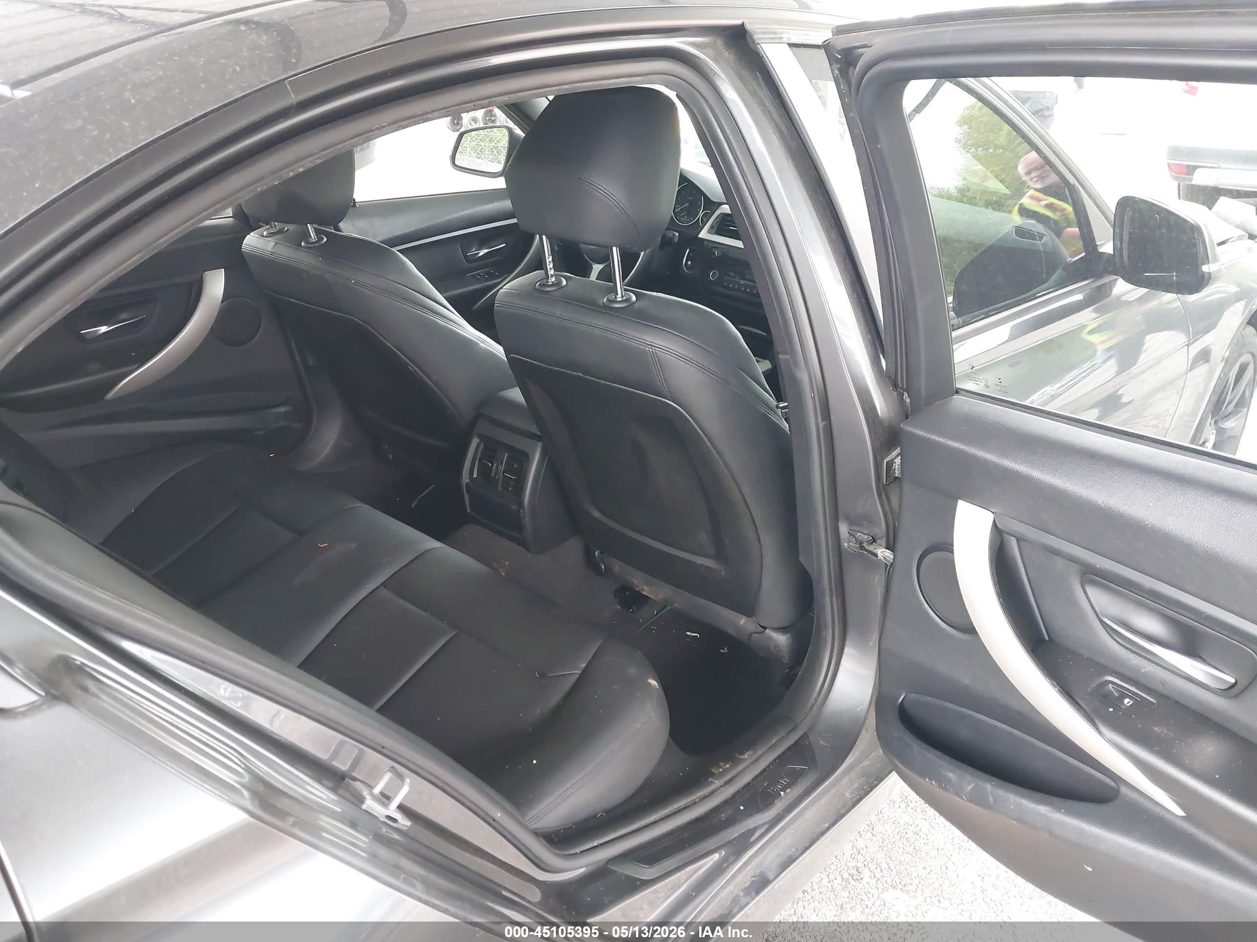 2014 Bmw 320i Xdrive Gray vin: WBA3C3G55ENS72431
